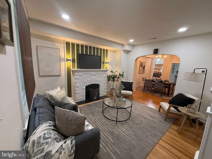 Seller offering 1 year Home warranty to buyer
Charming RENOVATED Vintage Home with Modern Elegance.

Step into a beautiful piece of history with this stunning classic brick townhome where timeless charm meets modern sophistication. Nestled in a serene neighborhood, this residence boasts 3 spacious bedrooms and 1.5 baths, making it the perfect sanctuary for families or those who love to entertain.

 As you enter, you're greeted by gleaming hardwood floors that flow seamlessly throughout the main living areas, reflecting the light from the large living room window that offers a picturesque view of the surrounding area. The warmth of the updated faux fireplace adds an inviting touch, creating a cozy atmosphere perfect for gatherings or quiet evenings. 
The updated dining area provides the perfect touch for mealtime gatherings, and the renovated half bath adds convenience while entertaining. The heart of the home is the newly renovated kitchen, a culinary enthusiast's dream. Equipped with brand-new stainless steel appliances, ample counter space, and stylish white cabinetry, the kitchen is designed for comfort and convenience. 

 The home has been thoughtfully updated with modern amenities, including updated electrical systems, plumbing enhancements, and newly installed recessed lighting that illuminates every corner with a warm glow. Newly installed Central air and heat ensure year-round comfort, while fresh paint throughout the home adds a crisp, clean ambiance. Retreat to the tranquil bedrooms, where new carpet underfoot provides a soft landing and a sense of warmth. The upstairs bath features contemporary fixtures and finishes, carving out just the right experience for relaxation. 

 The finished basement offers additional living space, perfect for a game room, home office, or a cozy media space. This versatile area enhances the home's functionality. With its blend of historic character and modern updates, this classic brick home invites you to create lasting memories in a space that reflects both elegance and comfort. Don’t miss the opportunity to make this exquisite home yours—schedule a viewing today and step into your dream living space!