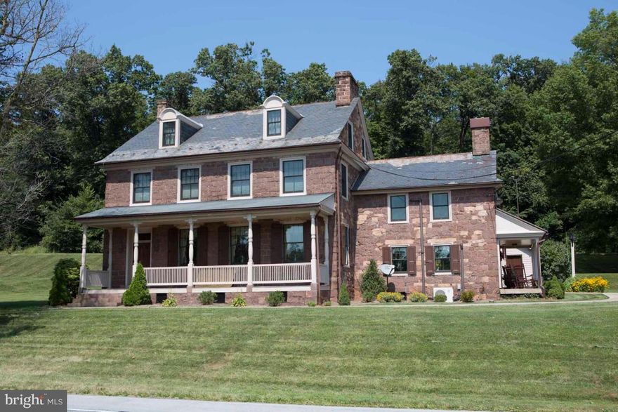 Historic Speedwell Forge mansion built by Peter Grubb in 1740/ 4,000 sq. ft. sandstone home/ Historic 9,000 sq. ft. bank barn converted to multi-purpose building/ 6-unit apartment building and 25+ acres of undeveloped woodland/ Endless possibilities.