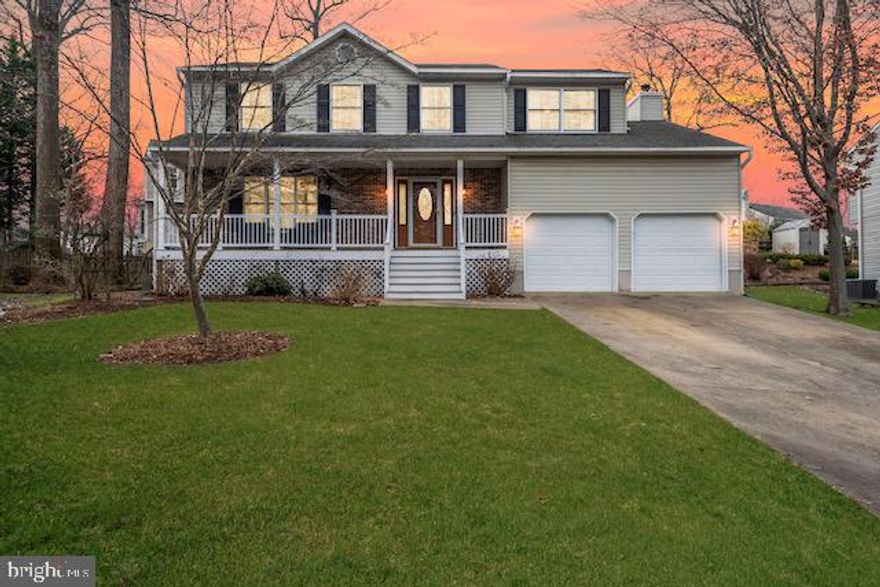 ***Open House Cancelled on Saturday 1/13, 12-3pm***
Magnificent 4 bedroom, 2 full and 2 half bath residence ideally situated in the community of Kimberly Hills. Step into comfortable living with hardwood floors throughout, leading you to the heart of the home- the well appointed eat in kitchen/living room combination. The kitchen is perfect for any family chef with cherry cabinets, granite countertops, custom tile backsplash, pantry and breakfast nook open to the living room.  An oversized formal dining room will easily accommodate all of your friends and family.  Work from home in your thoughtfully designed office adorned with shiplap accents. Office can easily be used as Formal Living Room if one desires. Unwind in the screened in porch accessed off the living room or retreat to the primary bedroom with private en suite. The lower level impresses with a tasteful bar and access to the outside, perfect for hosting gatherings. Or take your guests outside, where a beautifully landscaped, fenced-in, level yard offers both security and serenity with screened in porch, large deck and is the perfect spot to entertain. Bring all of your Holiday decorations and extra items with you as this home has multiple storage areas including built in wooden overhead storage and built in tool storage in the garage, storage room with wooden shelves and space for an additional refrigerator in the basement and an additional 5' high storage room accessed through the basement storage room. The yard is tastefully landscaped with tons of hydrangeas, roses, grasses, flowering trees and shrubs. This residence seamlessly blends comfort and functionality in the ideal location.  Easily access commuter route 50 or route 97, 30 minutes to DC and 30 minutes to Baltimore!  Blue Ribbon Broadneck School District!