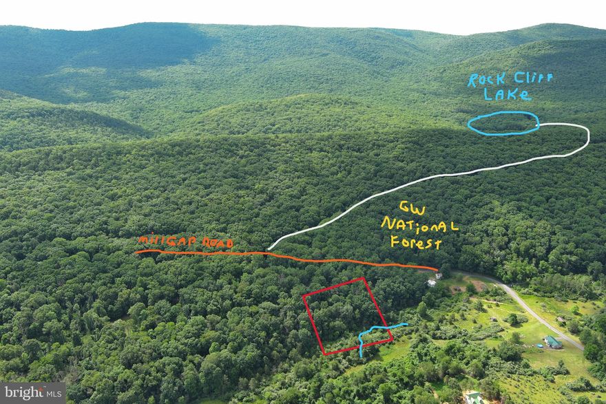 THE 3 L's.......LOCATION, LOCATION, LOCATION! 2.3 ACRES IN THE FAMED "TROUT POND" DEVELOPMENT.....AN AIRBNB FRIENDLY COMMUNITY IN THE HEART OF THE GEORGE WASHINGTON NATIONAL FOREST & TROUT POND RECREATION AREA. THIS LOT IS ONLY A STONES THROW OFF THE PAVED ROAD, 200 FT WALK TO THE NATIONAL FOREST AND LESS THAN A 5 MINUTE DRIVE TO ROCK CLIFF LAKE & TROUT POND! THE LOT FEATURES MATURE HARDWOODS, SMALL YEAR ROUND STREAM, UNDERGROUND ELECTRIC & FIBER INTERNET! A RECREATIONAL MECCA.....UNLIMITED HUNTING, FISHING & HIKING AT YOUR FINGERTIPS.....THIS ONE'S AN EASY LAY UP, DON'T MISS IT!