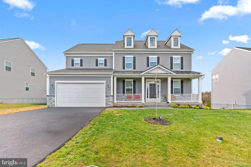 Nestled in the prestigious West Fields community, this exquisite new construction home, completed in 2025, embodies the perfect blend of luxury and comfort. With a stunning Colonial architectural style, this detached residence offers an impressive 3,478 square feet of meticulously designed living space, ideal for those who appreciate both elegance and functionality. Step inside to discover a warm and inviting atmosphere, accentuated by high-end finishes and thoughtful details throughout. The heart of the home features a formal dining room, perfect for hosting gatherings, while the spacious living areas are designed for relaxation and entertainment. The gourmet kitchen is a chef's dream, equipped with top-of-the-line appliances including a built-in microwave, gas oven/range, dishwasher, and refrigerator. The convenience of a tankless water heater ensures endless hot water, while the adjacent laundry area, complete with a washer and dryer, adds to the home's practicality. This residence boasts five generously sized bedrooms, each designed with comfort in mind. The master suite features a luxurious walk-in closet, providing ample storage space, while the en-suite bathroom offers a serene retreat with modern fixtures. With three full bathrooms and an additional half bath, there's no shortage of convenience for both residents and guests. The fully finished daylight basement expands your living space, offering endless possibilities for recreation, a home office, or a cozy media room. Outside, the community pool invites you to unwind and socialize, while the attached two-car garage provides easy access and additional storage. Set on a beautifully landscaped 0.27-acre lot, this home is not just a residence; it's a lifestyle. Enjoy the peace of mind that comes with a sprinkler system and the charm of a community that values quality living. Experience the perfect blend of luxury, comfort, and modern convenience in this exceptional property, where every detail has been crafted to create a true sense of home.