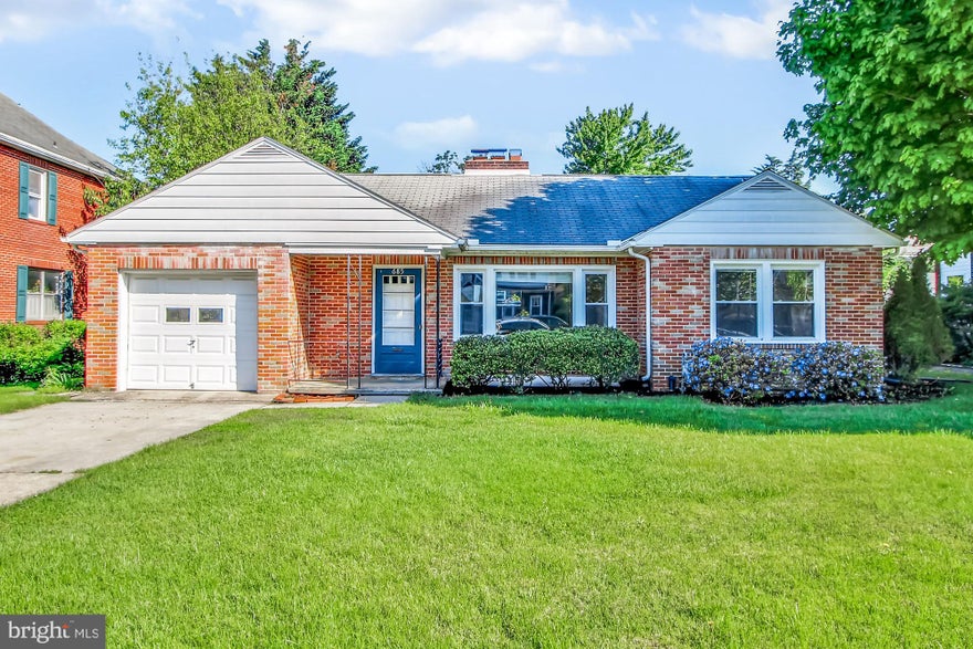 Modest and Affordable!!! Rancher, Two Bedroom /One Bathroom all Brick Home. Eat-In Kitchen with formica counters and vinyl flooring. Separate Dining Room with Hardwood Flooring, crown molding and chair rail. Living Room has a gas fireplace. Front porch 9x5 and Rear porch 11x8.6 to the back yard with mature landscaping. One car garage. 2018 New Furance, New A/C unit and all New Windows. GREAT location minutes for the York Hospital and I-83. Don't Hesitate!! Schedule an appointment today.