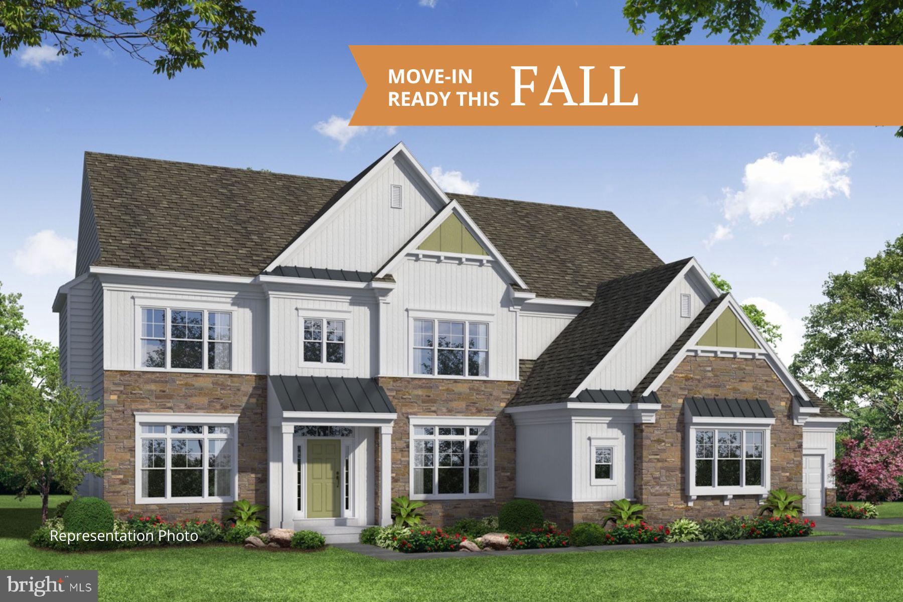 Welcome to 723 Brindle Farm Lane – A Stunning Estate Series Home in Brindle Farms!
Experience timeless craftsmanship and modern luxury in this beautifully designed 4-bedroom, 3.5-bath Hudson model by Garman Builders. With over 3,500 sq ft of living space, this home features a two-story family room, luxury owner's suite, and Jack & Jill bath.
The heart of the home is the gourmet Cooks Kitchen with upgraded cabinetry, quartz countertops, premium appliances, and a stylish chimney hood. Enjoy casual meals in the sunny breakfast area or host formal dinners in the elegant dining room with hardwood flooring and detailed trim work.
The main floor study, complete with built-ins and a charming window seat, is ideal for working from home. Upstairs, the luxurious owner’s suite includes two walk-in closets and a spa-like bath with a freestanding tub, glass & tile shower, and double vanities.
Outdoor features include a 14'x10' concrete patio, perfect for relaxing or entertaining, and a three-car side-load garage with enhanced stone veneer and metal roof accents.
Located in a tranquil neighborhood with private well and septic, this home combines rural serenity with upscale living – all within the CV School District. Schedule your showing today!