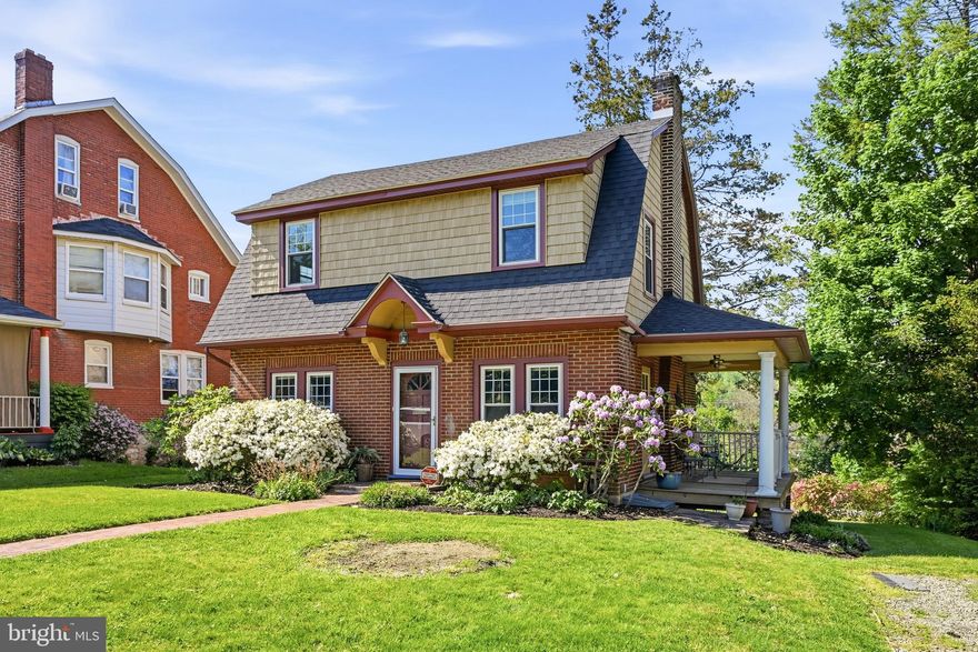 Charming and beautifully updated nearly 100-year-old home that perfectly blends timeless character with modern comfort. The open and airy layout highlights classic craftsman details and thoughtful design throughout. The stunning kitchen offers abundant counter space, stainless-steel appliances, and a large garden window that fills the space with natural light and overlooks the backyard.   Stylishly remodeled bathrooms feature custom tile and contemporary fixtures. Three nice size bedrooms and a full bath are upstairs. Downstairs, you’ll find a full basement with laundry, generous storage, and convenient garage access. Enjoy Cool nights in front of the fireplace and warm evenings under the covered porch. With inviting curb appeal and updates that impress, this home is move-in ready and full of personality.