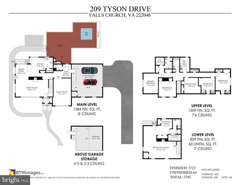 Tiny photo for 209 Tyson Drive, FALLS CHURCH, VA 22046 (MLS # VAFA2003862)