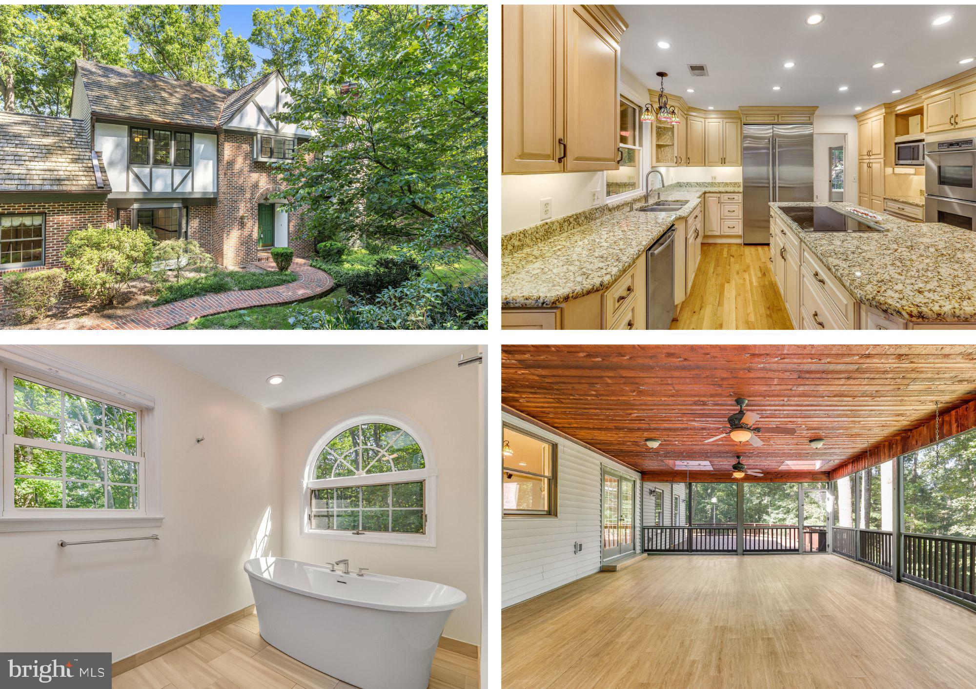 Enjoy your own private nature reserve with plenty of wildlife activity. This home sits on a beautiful 3+ acre wooded lot in the most serene setting you will find this close to the beltway. Ready to move in, the home is freshly painted throughout with updated kitchen and baths. The first floor living room, dining room, kitchen, family room and office all have hardwood floors. The kitchen opens to a large screened in porch with three ceiling fans and four skylights opening to an even larger outside deck for all of your entertainment needs. Updates in the kitchen include granite countertops, higher end cabinets with island and work area. Stainless appliances include the fridge/freezer of your dreams, double ovens (one convection) and a warming oven. Family room is wired for smart entertainment with a power stabilizer, stereo equipment and Bose speakers. Both living room and family room have working fireplaces. There is a half bath off the foyer and a bay window in the office. The primary suite has built-ins and luxurious spa-like bath with heated floors and a luxurious soaking tub. Bedrooms all have ceiling fans and are carpeted. The shared bathroom has two sinks. The upstairs laundry room is a great size and includes a utility sink for soaking out those stains. Basement level, updated with LVP flooring has a casual family room with fireplace, wet bar, lots of closet space and access to the back patio. The large back patio stays dry under the upper porch for additional outside enjoyment. There is an additional full bath, flex room for crafts or workout, and a large storage area with utility sink and access to the outside. The large two car garage with remote openers has lots of room for storage. Other essentials include central vac, radon mitigation system, invisible fencing, irrigation system and a snowblower that conveys. Property is at the end of a cul de sac for ultimate privacy. Crossing Gate is a little pocket of Vienna, that feels very much like Reston (without the association fee or headaches!). Nearby walking/biking trails and sports fields. Close to the toll road and 66 but off the beaten path.