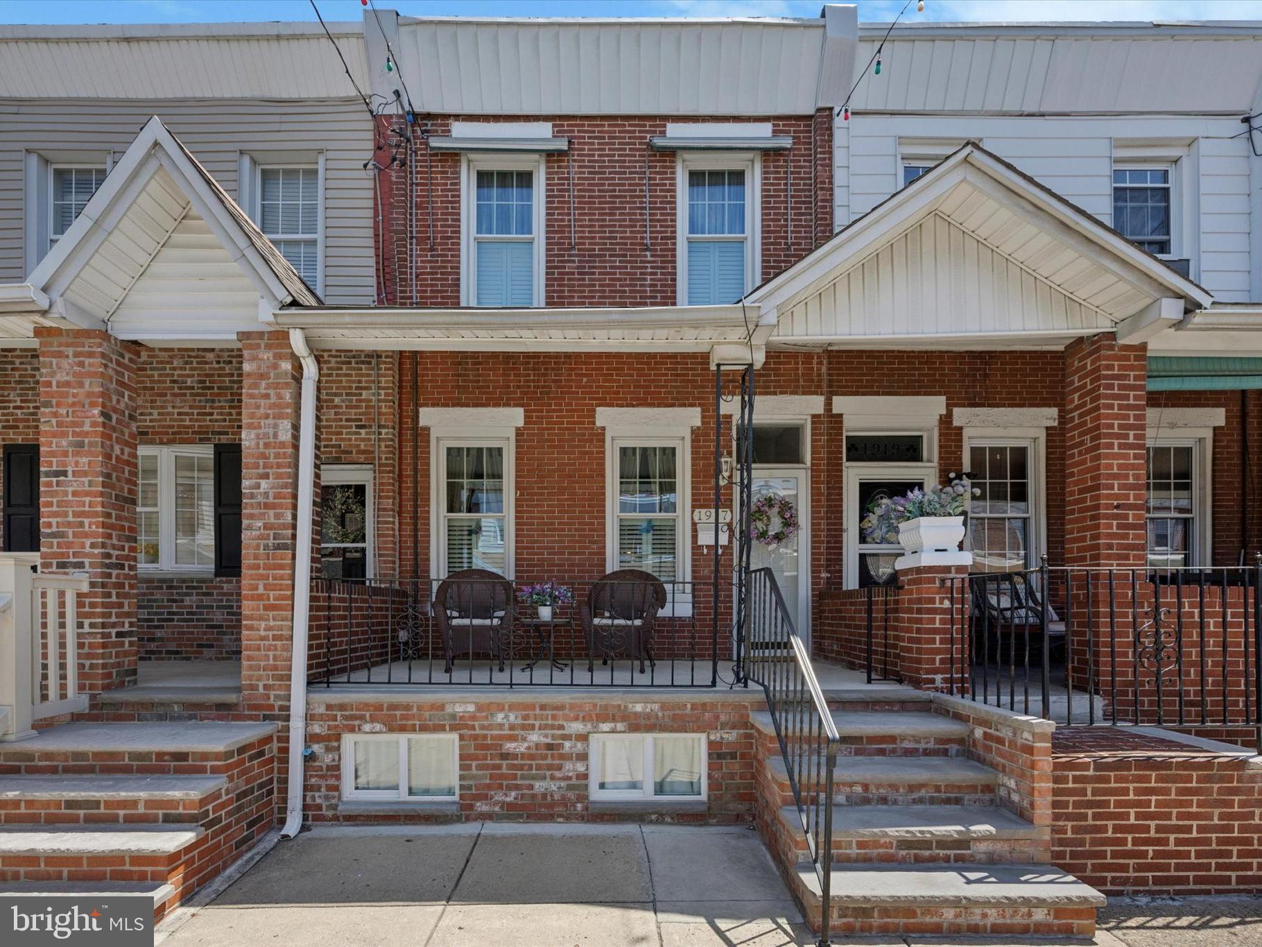 Situated on one of Pennsport’s most desirable and charming blocks, this beautifully updated porch-front home offers the perfect blend of classic character and thoughtful modern upgrades!
Step into a spacious living room featuring beautiful hardwood floors, detailed moldings, and abundant natural light, creating a warm and inviting atmosphere. The recently renovated kitchen boasts sleek countertops, and contemporary cabinets and finishes, which blends style and function. The large eat-in kitchen is ideal for both daily living and entertaining. Upstairs, you’ll find three comfortable bedrooms and a fully renovated bathroom with a modern stand-up shower. The basement currently serves as a laundry and storage area but offers excellent potential to be converted into an additional living space - perfect for a home office, gym, or playroom,
Additional highlights include a newly cemented front porch and back yard, which are low-maintenance and perfect for outdoor enjoyment or entertaining. The home also features energy-efficient windows throughout, a new roof (2024), and recently upgraded central air and hot water heater, ensuring long-term comfort and peace of mind.
This move-in-ready gem offers the best of city living in a tight-knit, community-oriented neighborhood. Don’t miss your opportunity to call one of Pennsport’s most sought-after blocks - home!