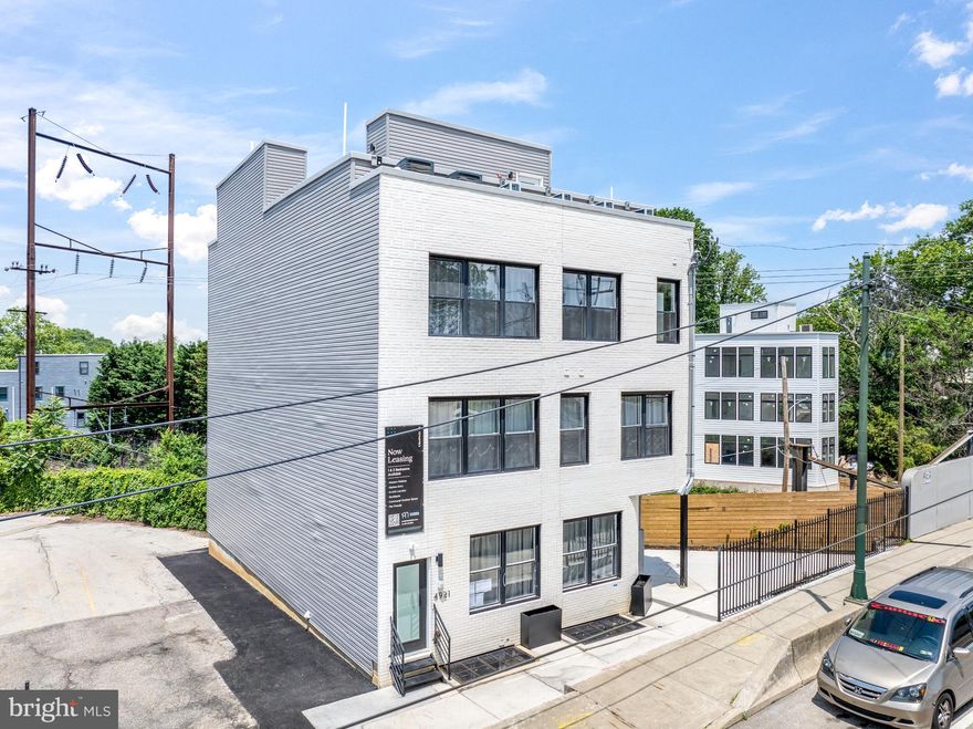 4921 Chester Avenue, a newly constructed six-unit multifamily building located in the rapidly growing Kingsessing neighborhood of West Philadelphia. Delivered in 2025, this property offers a fully stabilized, turnkey investment opportunity with high-quality modern finishes, efficient layouts, and strong in-place cash flow. Situated just steps from SEPTA transit and anchored by major University City employment drivers, this offering is ideal for an investor seeking a low-maintenance asset in an appreciating corridor. Stabilized 6-Unit Asset in West Philadelphia

Delivered in 2025, this turnkey investment features:
- Modern 1BD, 1BD+Den, and 2BD layouts, including top-floor units with private roof decks
- $1,395,000 asking price | $232,500 per unit | $320.22 per SF
- $10,025/month in-place rental income with a 6.99% pro forma CAP rate
- 10-year tax abatement, in-unit washer/dryers, smart entry systems, and energy-efficient mechanicals
- RM1 zoning with no affordability restrictions