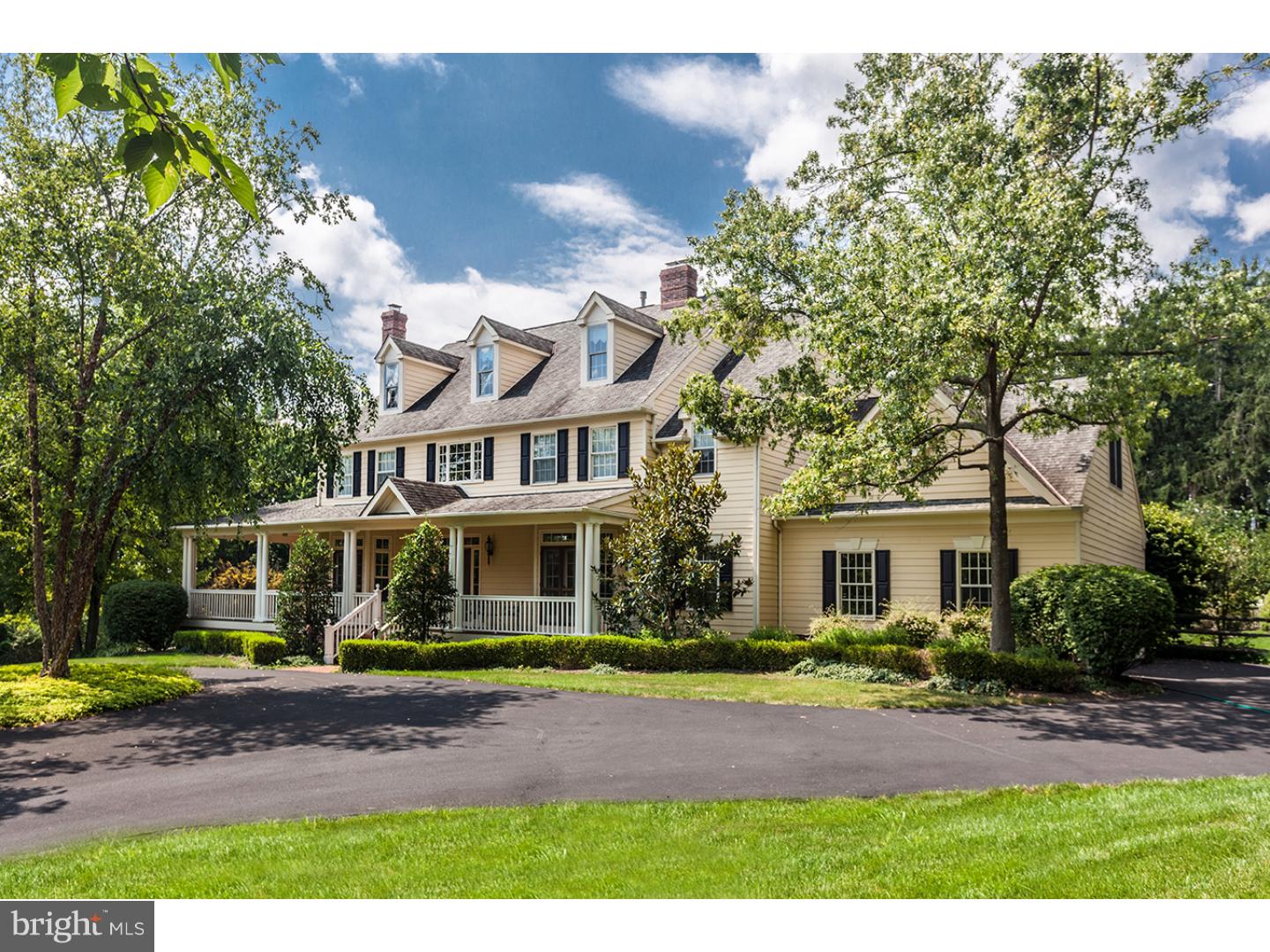 An exceptionally unique home situated in a highly desirable enclave of substantial homes surrounded by beautifully manicured landscaping sits aptly named "Hill Garden". The grounds feature a circular drive, cutting/vegetable garden, private swimming pool and impressive hardscaping and patios. Overlooking the luxurious grounds is an extremely welcoming wraparound porch with screened in areas. The majestic and welcoming curb appeal is apparent upon arrival. This is a one of a kind home with all of the amenities and features one expects in today's environment of high standards. As impressive as the exterior, the spacious interior exceeds even the highest expectations. The center piece of the home is a huge newly redone kitchen featuring high end appliances, soap stone counter tops and an island with a massive marble top. A second kitchen allows of entertaining on a large scale with an intimate feel or a formal yet gracious event. Features of the home include multiple fireplaces, wet bars, formal living and dining rooms, lovely built-ins and French doors throughout. A spacious walk out finished lower level offers a wet bar, full bath, office , oversized laundry room, storage space and other flexible use rooms. The floor plan is well thought out with front and back staircase, plentiful sized rooms and hardwood flooring coupled with luxurious carpeting. The home is bright and airy with a wonderful sun room. Ample storage space is located throughout the home. New Hope/Solebury School District, 70 minutes to NYC, 60 minutes to Philadelphia and 5 minutes to New Jersey make this an ideal location to live and thrive?