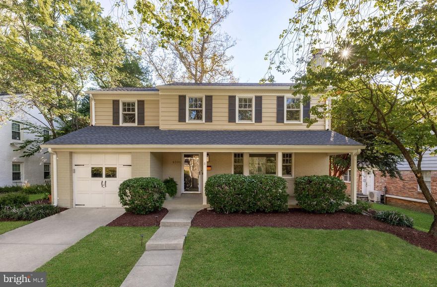 6301 Redwing Road is a thoughtfully updated home offering modern amenities, timeless charm, and a truly fantastic location in Bethesda. The home has been carefully reconfigured to include all the key features that make it completely turn-key. Situated on an expansive 8,450 sq ft (.19 acre) lot, this traditional-style residence features a beautifully renovated kitchen, updated bathrooms, a spacious fenced-in backyard, and hardwood floors throughout. The home offers approximately 2,000 sq ft above grade, with a functional floor plan. The main level includes a family room with a cozy fireplace, a private office/guest room, stylish powder room, a renovated and well-appointed gourmet kitchen with dining area. Upstairs, the spacious primary suite has been reimagined to include a luxurious ensuite bath with dual sinks and an oversized shower, as well as an adjacent dressing room offering exceptional storage and organization. Additional bedrooms and a renovated hall bath complete the upper level. The lower level offers a generous recreation room with new flooring, laundry area, and ample storage space. Outdoors, enjoy a flat, fully fenced backyard. The flagstone patio, easily accessed from the kitchen, creates a seamless indoor-outdoor flow, perfect for entertaining. Additionally, the yard includes flowering trees and privacy evergreens. A pollinator garden invites songbirds, hummingbirds, butterflies, and more, creating a vibrant, ever-changing outdoor sanctuary. | New roof, gutters, and siding (2020), Electrical heavy-up (2019), New furnace and thermostat (2024), Radon mitigation system installed (2024), New garage door motor, springs, and interface (2023), Extended flagstone patio (2024) | Request to review offers, if any, Tuesday Sept. 16th at 1pm.
