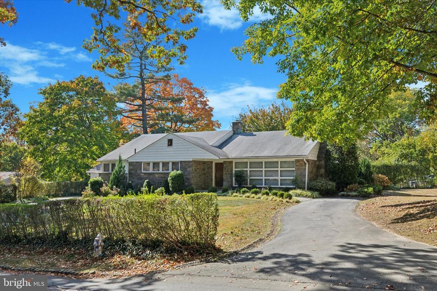 Nestled on one of Merion’s most picturesque streets, this stunning 3-bedroom, 2-bathroom ranch has been beautifully renovated to offer modern elegance and timeless charm. Featuring newer windows that invite an abundance of natural light, a sleek new kitchen with premium finishes, and luxurious new bathrooms, this home is move-in ready. With endless possibilities for expansion, this property presents a rare opportunity to customize and grow with your needs. Don’t miss your chance to own this exceptional home in a coveted location!