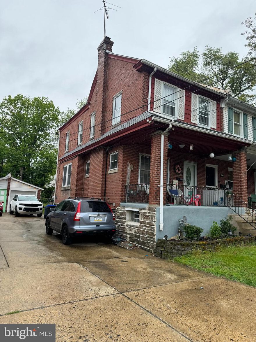 Welcome to this remarkable newly renovated home in a very desirable section of Cheltenham.  You will be greeted by the open front porch, followed by the large living room with decorated ceiling.  The kitchen is breathtaking as it displays elegant brand new white cabinets with Quartz counter tops.  Upstairs you will find 3 nice size bedrooms with the option of the attic being used as the 4th bedroom or a walk-in closet.   The basement is fully finished with a small bar for winter parties, full beautiful finished bathroom with laundry space.  It also boasts a large rear backyard where the current owner even had an above ground swimming pool for the entire family to enjoy.  Be the first to come and take a look, you wont be disappointed.