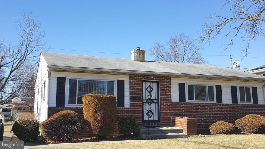 Lovely rancher in excellent condition shows pride of ownership. Hardwood under carpet on main level. Eat-in kitchen. Separate dining room. 3 bedrooms and full bath. Well-maintained full basement with family room, half-bath, and plenty of storage or space to grow. Appliances convey. Large flat yard. Off-street parking. Quiet residential street convenient to 695. Come see the possibilities.