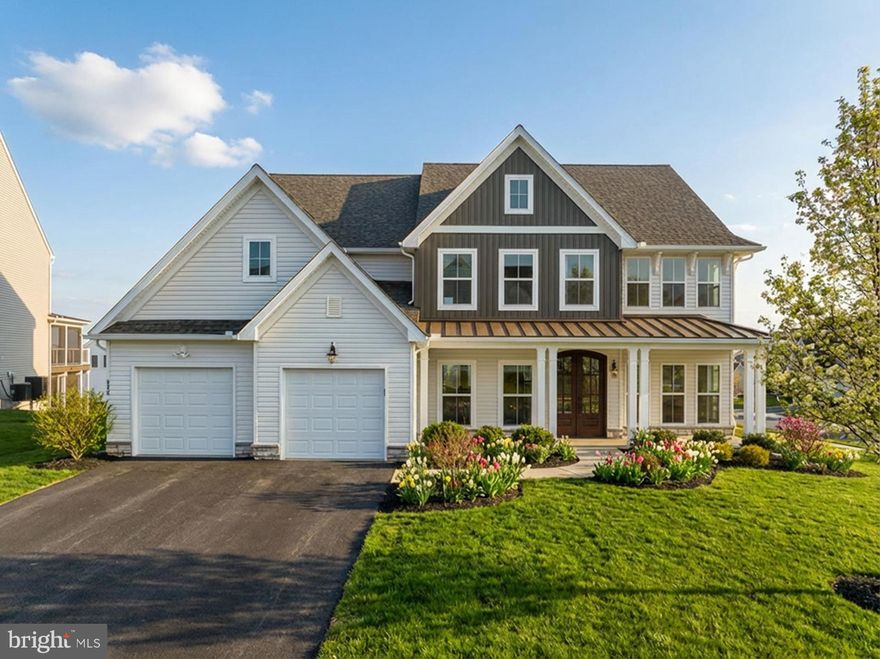 Key Features: First-floor Guest Suite // Gourmet Kitchen with quartz countertops // 2-story Family Room with gas fireplace // Owner's Suite Bath with walk-in tiled shower // Laundry Room workstation // This Hawthorne Cottage is a 5 Bed, 3.5 Bath home, featuring an open floorplan and first-floor Guest Suite. Upon entering the home through the double doors, you are greeted by the staircase, separating the Dining Room to your left, and the Living Room to your right. The Living Room showcases abundant natural light and flows seamlessly into the first-floor Guest Suite and Powder Room before opening up into the 2-story Family Room and Gourmet Kitchen. The first-floor Guest Suite includes an en suite bath and walk-in closet. The beautiful 2-story Family Room showcases a Jefferson gas fireplace with trim and abundant natural light from a wall of window. The Gourmet Kitchen features quartz countertops, tile backsplash, extended cabinetry, stainless steel appliances, and a large walk-in Pantry. Just off of the kitchen is a Morning Room, showcasing a cathedral ceiling. The first floor of this home is completed by an entry area with access to the garage. Upstairs, you are greeted by a luxurious Owner's Suite and Owner's Bath. The bath features a split double vanity, tiled walk-in shower, and 2 walk-in closets. Just outside the Owner's Suite is the Laundry Room and workstation, conveniently located on the same floor as majority of the bedrooms. Just outside of the Laundry Room is the second Bedroom with a large walk-in closet. Continuing down the hall, you'll receive views of the 2-story Family Room while approaching 2 additional bedrooms, each with their own walk-in closets. The second floor is completed with a Family Bathroom and linen closet. The Basement of this home is partially-finished, with 1,394 square feet of unfinished space for future expansion. 

Enclave at Tattersall is a community of new construction homes located in the heart of Chester County, PA. Each homesite varies from about 0.25 to 0.5 acres in size, so you'll have plenty of space to build your dream home surrounded by the serene greenery of trees. Enclave at Tattersall is conveniently located in West Chester along Strasburg Road, with easy access to Route 3, Route 322, and Route 202. This ideal location offers quick and easy access to Philadelphia and the surrounding suburbs, providing you with all the conveniences of city living, while still enjoying the peace and tranquility of a suburban community. Enclave at Tattersall offers a variety of customizable floorplans, each with over 10,000 structural and decorative customizations. Looking for more customization? Additional changes are available through our Design Time option. Your Designer will be with you every step of the way to help bring your vision to life. Our quality homes are backed with an industry-leading 20-year warranty structural warranty. Learn more about how Keystone Custom Homes are 80% more efficient than used homes and 50% more efficient than other new homes.

Price shown includes all applicable incentives when using a Keystone Custom Homes preferred lender. Price subject to change without notice.