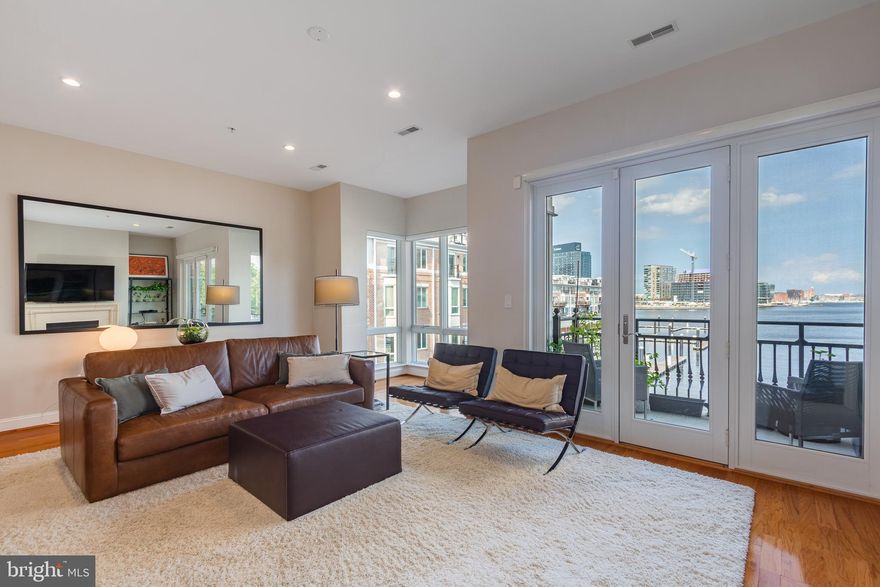 WELCOME TO THE UPSCALE HARBORVIEW PIER TOWN HOMES.  THIS DIRECT WATERFRONT PIER HOME OFFERS 3 BEDROOMS,  2.5 BATHS, HARDWOOD FLOORS THROUGH OUT, GAS FIREPLACE,  BALCONIES ON EACH LEVEL. UPDATED KITCHEN WITH BREAKFAST BAR AND ISLAND. 1/2 BATH ON MAIN LIVING LEVEL.  EVERY ROOM HAS A DIRECT WATER VIEWS.   ENJOY THE  ROOFTOP TERRACE  WITH ENDLESS  WATER & CITY VIEW OF BEAUTIFUL BALTIMORE WATER COMMUNITY.  LIVE LIKE YOU ARE ON VACATION EVERYDAY  THE LOWER LEVEL OFFERS SPACIOUS BEDROOM W/FULL BATH AND BEAUTIFUL VIEWS .  CLOSE TO THE  INNER HARBOR, FEDERAL HILL SHOPPING & NIGHT LIFE.   HARBOR EAST ,83 AND 95.     MAKE YOUR APPOINTMENT TODAY.