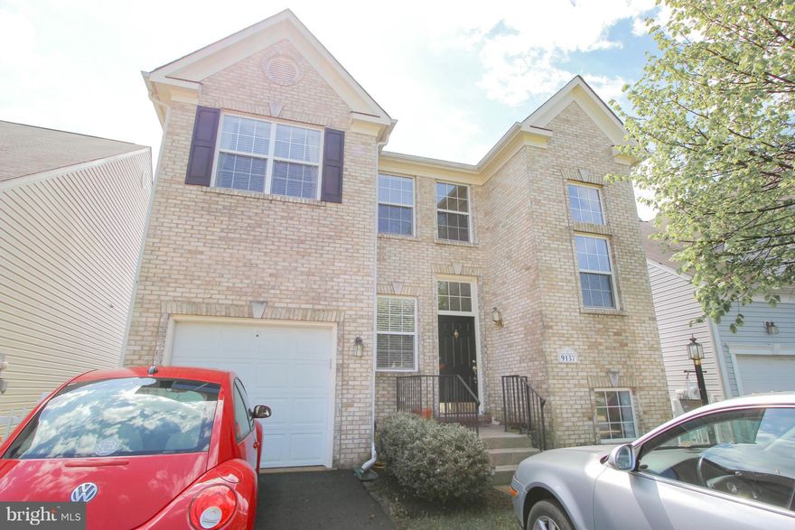 Absolutely gorgeous brick front 5 BR/3.5 BATH SFH!! Great open floor plan, 2 story foyer w/gleaming wood floors, fully fenced rear yard with a large deck. Kitchen features new SS appliances, beautiful granite counters, backsplash tile, island & lots of cabinet space. Spacious BR's, soaking tub, double vanity sink, new carpet throughout main & upper level, freshly painted and much more..!!