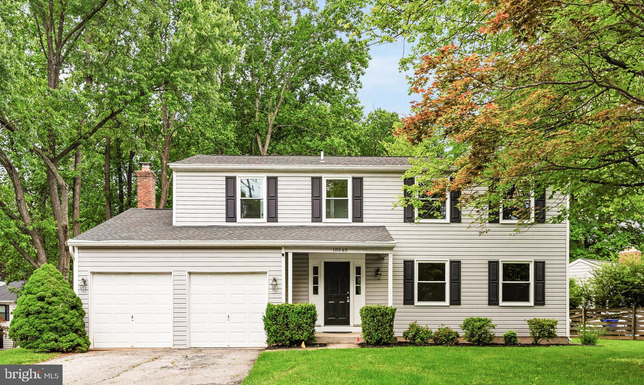 Don’t miss your opportunity to call this immaculate and updated colonial home in Twin Oaks yours! Location, location, location! This is a true 5-bedroom home situated in a park-like setting. Gorgeous LPV flooring spans the main and upper levels. Enter through the foyer, where oversized windows fill the traditional layout with natural light. The open, eat-in kitchen connects seamlessly to an expansive family room, featuring a floor-to-ceiling brick fireplace flanked by built-in bookcases. Retreat to the upper level featuring five spacious bedrooms, including the owner’s suite, which boasts a private bath, dressing area with a separate vanity. Four additional sunlit bedrooms and a hall bath complete the upper level.
Step outside to discover an incredible custom curved Trex deck, ideal for large-scale entertaining or relaxing with a good book. The expansive backyard provides ample space for outdoor activities, gardening, or simply enjoying the fresh air. Whether hosting barbecues, playing with pets, or enjoying quiet evenings on the deck, the large backyard presents endless possibilities. Additional features include a spacious driveway and a two-car garage, providing plenty of parking and storage space. A storage shed offers added convenience.
Situated just minutes from Maple Lawn, one of the area’s most sought-after communities, you'll enjoy easy access to local shops, restaurants, and parks. Major roads, such as I-95 and US-29, are nearby, making commuting a breeze. This move-in-ready home perfectly combines functionality and convenience! Don’t miss the opportunity to make this stunning property your own!