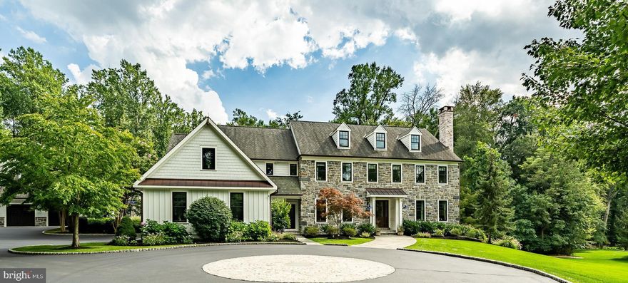 Welcome to this stunning 5 bedroom house with 6 ½  bathrooms, detached garage game room with 1 ½ baths, expansive outdoor entertainment area with pool and hot tub, and media room, situated on a sprawling private 8.27-acres located in the highly sought-after Great Valley School District. This home is in excellent condition and boasts a range of desirable features, including a new chef’s kitchen installed by Dilworth Custom featuring Sub-Zero refrigeration, wine storage, and refrigerator drawers, ice maker, Aga Elise range, Miele dishwasher, custom cabinet hardware and hand crafted range hood.  New exterior featuring Pella Architect Series windows in black, Arctic white Hardy siding, shingles and board and batten, and natural media mica stonework. Smart home ready with mesh wi-fi, whole house audio, lighting controls, garage door controls and security. 35KW generator with automatic transfer switch. Custom timber frame family room with vaulted ceiling.  All major HVAC systems recently updated. Generous list of inclusions for the new owner.  The home has too many fantastic features to list. The kitchen and breakfast areas are perfect for entertaining with its massive butcher block island with plenty of seating both at the island and the breakfast room which has access to the patios and pool. The entire home has plenty of natural light bursting through the gorgeous windows. This home is so special and beautifully cared for. Nothing but owner pride and so much love within these walls. Call agent with any questions that you may have.
