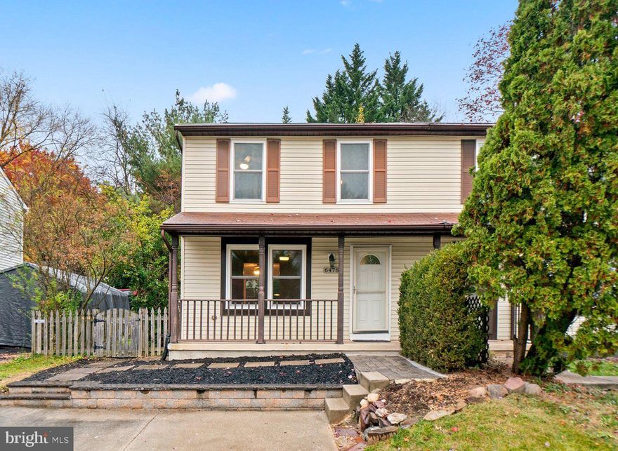 Welcome to this beautiful  3 bedroom end-unit located in the Mayfield Manor community of Elkridge. As you walk into the home, you are greeted by a spacious family room that flows into your dining and kitchen. The tastefully renovated kitchen (2022) includes a large peninsula island, quartz countertops, and SS appliances including French door refrigerator(2016), stove(2016), dishwasher(2018). Continue to the backyard to the large freshly stained deck, perfect for dining al fresco, and fully fenced-in yard. Retreat upstairs to find the updated bathroom and 3 spacious bedrooms. In the basement you will find the finished bonus room, laundry, plenty of storage, and a walk up to backyard.  No HOA! Fantastic location. Parking Pad with 2 spaces.