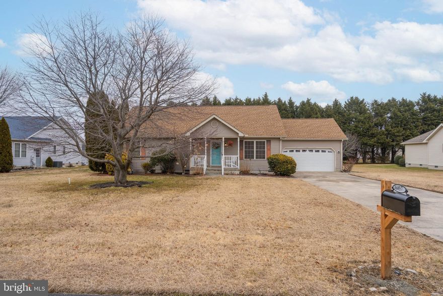 Welcome to the charming waterfront community of Overbrook Shores in Milton, where comfort, space, and value come together beautifully! This 3-bedroom, 2-bath ranch home, built by Country Life Homes, offers easy one-level living with a thoughtfully designed open floor plan.

Step inside to a spacious great room that flows seamlessly into the dining area and kitchen, perfect for everyday living and entertaining alike. Just off the main living space, you’ll find a beautiful screened porch overlooking the expansive backyard and peaceful tree line, creating the ideal setting for morning coffee or relaxing summer evenings.

The home features two comfortable guest bedrooms and a full guest bath, while the private primary suite offers a generous closet and its own ensuite bath. Additional highlights include a dedicated laundry space, attic storage, a second pull-down attic staircase in the garage, and a shed included with the sale.

One of the biggest bonuses is that the HOA fee is only $100 per year! Residents of Overbrook Shores enjoy water access to Red Mill Pond, one of Delaware’s largest freshwater ponds, along with a scenic common area right on the water; the boat ramp is perfect for kayaking, fishing, or simply enjoying the tranquil views.

If you’re looking for affordable living with water access and a peaceful setting just minutes from downtown Milton and the Delaware beaches, this home is a must-see!