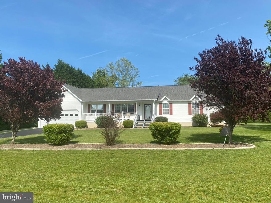 2 acres flat cleared land with beautiful manicured shade trees  on well established corner lot.  Large family room 27' x 16'  with vaulted ceilings, surround sound and vent less gas fireplace opens to 20' x 20 ' sun room with pool table and pellet stove both will convey.  Sun room leads out to secluded patio area with hot tub.  Kitchen has island,  and table space.  Large laundry room with plenty of storage space as well.  Master bedroom has a climate controlled cedar lined closet and private bath with soaking tub. 2 addl nice sized bedrooms as well.   Oversized detached garage 28' x  26' with wood stove and walkable attic for storage. 15' deep 3 car carport on rear of detached garage.  Attached 2 car garage 20' x 21' with attic space as well.  12'x 24' garden shed with steel doors for yard equipment storage.  Plenty of space to add a pool if you desire.  This home has been taken care of and very well maintained by only 2 owners.  No HOA or covenants and restrictions in this neighborhood.  Full RV hook up with easy accessibility.  Generator hookup in garage as well. New roof in 2018.