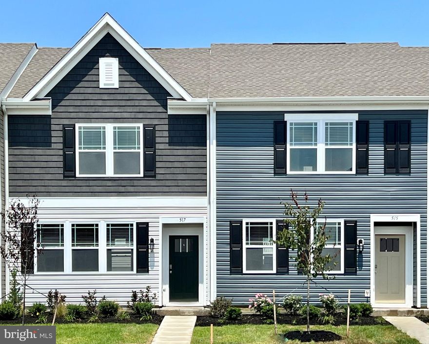 The only available move-in ready interior townhome in The Village at Chestertown that backs to community open space with pond views! This two-story Jefferson is an open-concept townhome with three bedrooms and two and a half bathrooms. The first floor is spacious with a large, thoughtfully designed kitchen with beautiful white cabinets. stainless steel appliances, a storage closet, and a peninsula island with space for seating. The kitchen is open to the living and dining area providing your ideal space to entertain. The first floor also offers a powder room. The second floor has three large bedrooms, each with plenty of closet space, a hall bathroom, a linen closet, and a laundry closet with an included washer and dryer. The owner’s suite offers privacy away from the other bedrooms and features a full bathroom and a walk-in closet. The included white blind package and the exclusive Smart Home® package will give you complete peace of mind. Pictures, photographs, colors, features, and sizes are for illustration purposes only and will vary from the homes as built.