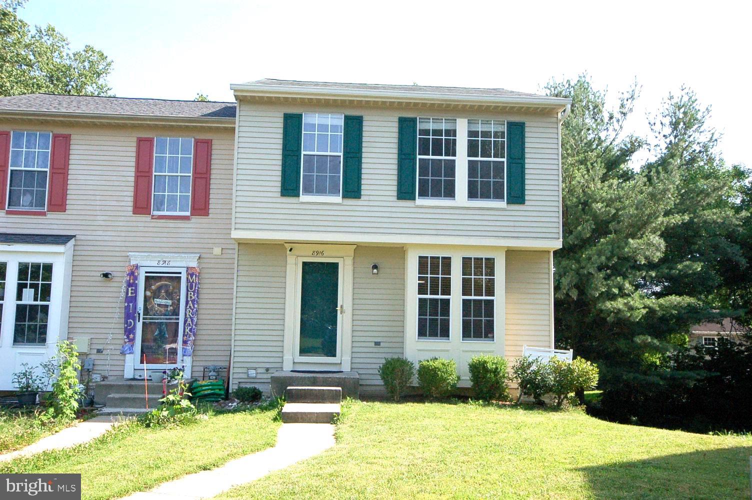 Move-In Ready 3-Level End-Unit Townhome with Modern Upgrades!
Welcome to this beautifully updated end-of-group townhome, ideally located on the quiet side of a well-maintained community with open spaces and tot lots. Freshly painted throughout in 2025, this home is truly move-in ready. The main level boasts gleaming maple hardwood floors (2017) and an extra side window that fills the space with natural light. The brand-new kitchen (2025) features designer wood cabinetry, upgraded quartz countertops, luxury vinyl plank (LVP) flooring, and sleek stainless steel appliances (all under 3 years old). Cooking is a joy with a gas range and a powerful range hood that vents to the exterior.
The spacious dining area is illuminated by a new LED light and opens to the rear deck—perfect for entertaining. Hardwood stairs lead to the upper level, where you’ll find three bedrooms and a full bath updated in 2018. The generously sized primary bedroom is sure to impress!
The finished walk-out lower level offers a huge family/recreation room with a cozy wood-burning fireplace and brand-new LVP flooring (2025), plus a second full bath also remodeled in 2018. Additional updates include a brand-new water heater (2025) and a high-efficiency AquaTherm HVAC system (2022).
Enjoy convenient access to routes 216 and I-95, making commuting a breeze. This is a must-see home in a fantastic location—don’t miss out!
Schedule your private showing today or visit the Open House this Sunday, July 13, from 1–3 PM!