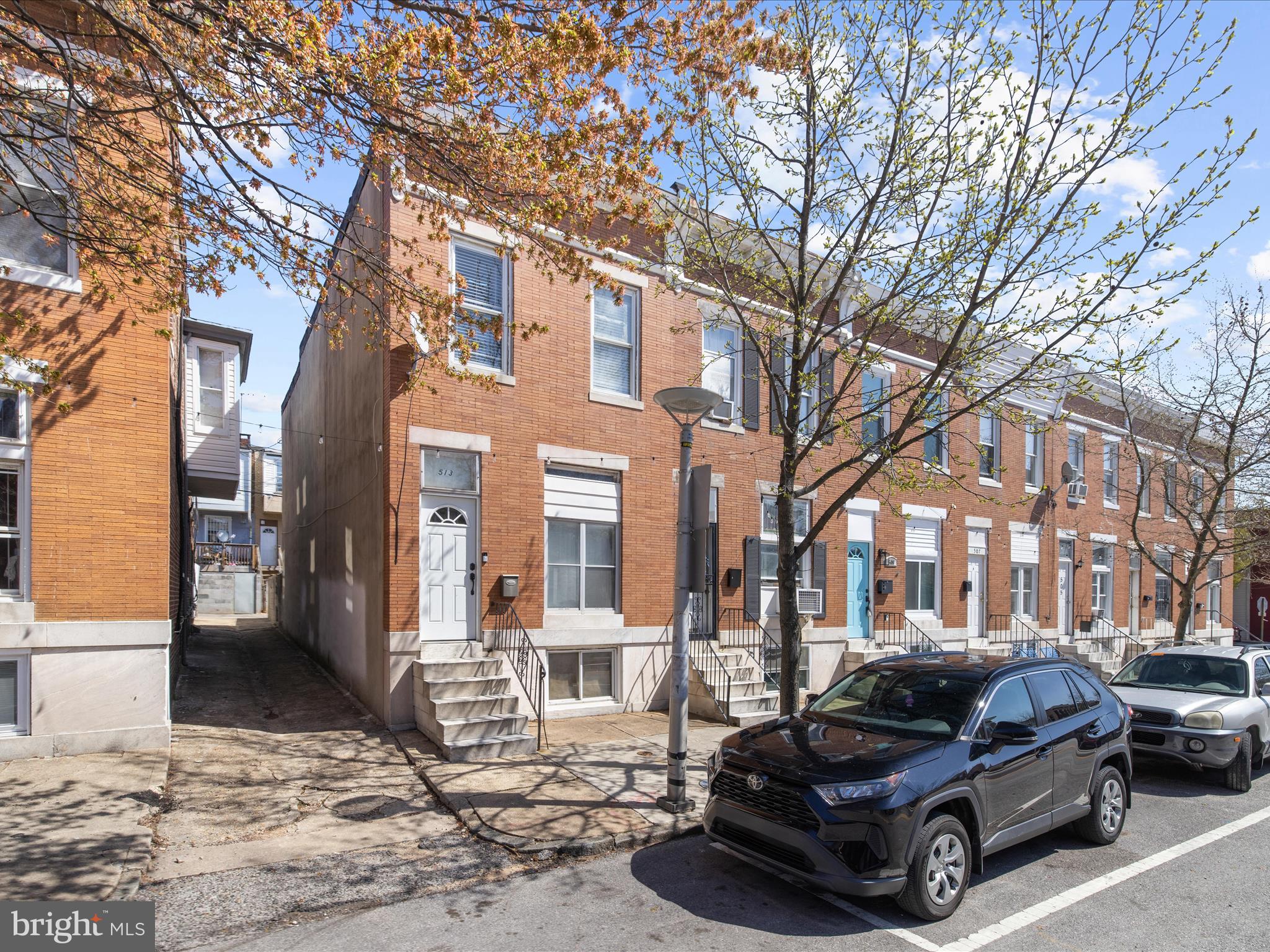 Charming End-Unit Row Home in Baltimore’s Vibrant Patterson Park Neighborhood
Welcome to 513 N Linwood Avenue, a beautifully maintained end-unit row home nestled in the heart of Baltimore City. This inviting residence offers the perfect blend of historic charm and modern updates, ideal for those seeking comfort and convenience.
Step inside to discover a spacious open floor plan, featuring gleaming hardwood floors, fresh new paint, and abundant natural light pouring in through the extra windows unique to this end-unit home. The updated kitchen boasts sleek countertops, stainless steel appliances, and ample cabinetry — perfect for both casual dining and entertaining.
Upstairs, generously sized bedrooms provide a peaceful retreat, while the stylishly renovated bathroom offers contemporary finishes. The semi finished lower level presents additional living space, ideal for a home office, guest room, or recreation area.
Outdoors, enjoy a private patio space perfect for summer barbecues or relaxing evenings under the stars. Situated just steps from Patterson Park, you’ll have access to green space, walking trails, and community events. Plus, with easy access to downtown Baltimore, Johns Hopkins Hospital, and popular dining and shopping options, this location offers unmatched convenience.
Don’t miss the opportunity to call 513 N Linwood Avenue home — where charm, character, and city living meet!
