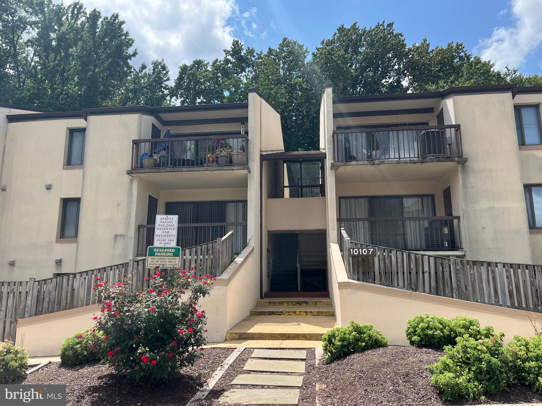 Move right into this charming main level condo with private backyard!! All UTILITIES INCLUDED IN CONDO FEE!! Featuring large rooms, fresh paint, neutral colors, updated bathrooms with new vanities and mirrors, resurfaced shower/tubs, new dishwasher, built in microwave, breakfast bar open to living/dining room, light filled over sized slider leading to private fenced backyard, perfect for summer enjoyment!! Large Primary Bedroom, walk in closet, mirrored accent wall, plenty of closet space, and living room/dining area completed, wood floors and washer and dryer in the unit! This home is conveniently close to shopping, the metro, Enterprise Golf Course, across the street from Prince George's Community College and minutes to 495/Route 202/214 for easy access to Washington D.C., Baltimore, Annapolis and more! Take time to explore this lovely home and imagine the lifestyle for the new owner. Hurry won't last!!