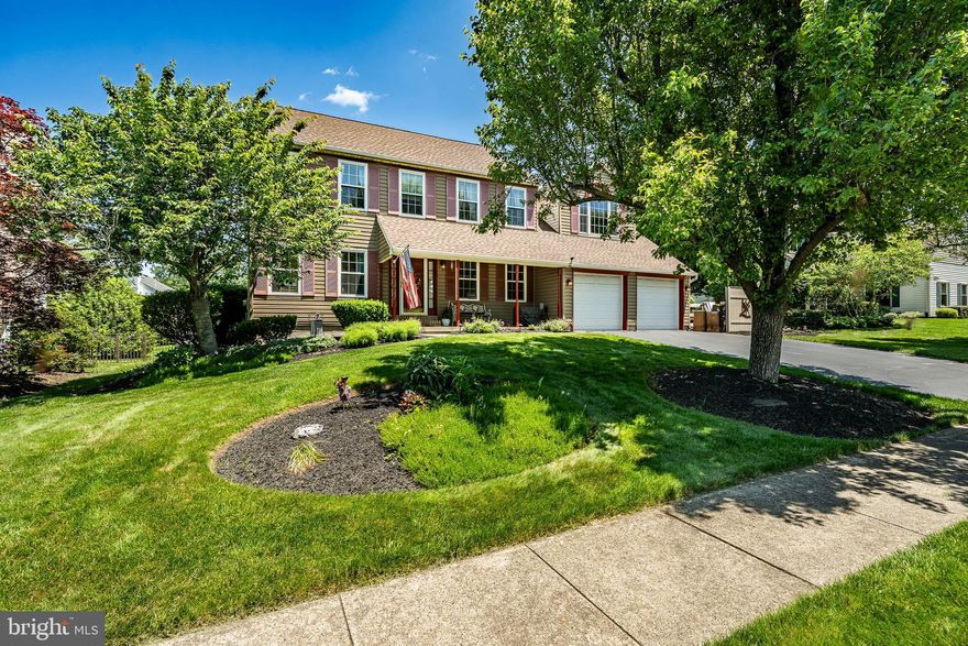 Welcome to the highly sought-after Warrington Oaks neighborhood! This beautifully maintained home features a gorgeous, updated kitchen with abundant maple cabinetry, gleaming granite countertops, and plenty of space for cooking and gathering. Enjoy spacious, light-filled rooms with hardwood floors throughout the main level and staircase, adding warmth and elegance.

A dedicated home office just off the foyer provides the perfect space for remote work or quiet study. The expansive primary suite offers a peaceful retreat, complete with a luxuriously renovated bathroom featuring a corner soaking tub, walk-in shower, and a generous walk-in closet.

Step outside and enjoy summer entertaining in style under your private gazebo in the fenced backyard—ideal for relaxing, grilling, or hosting guests. This home truly blends comfort, style, and functionality in one of the area's most desirable communities.