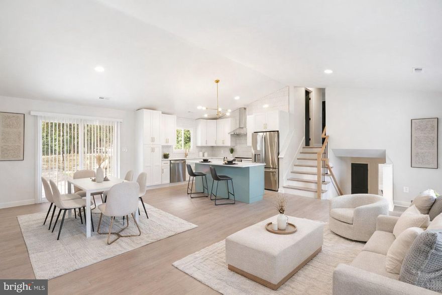 Welcome to this newly renovated split-level home tucked away in a desirable water access community, offering the perfect combination of charm, comfort, and modern updates. As you enter, you’re greeted by luxury vinyl plank (LVP) flooring that flows throughout. The main level features a spacious living room with wood beams and a brick fireplace, a cozy spot to gather on cool winter nights. Adjacent to the living room, you’ll find a dedicated home office, perfect for remote work or study. This level also includes a bedroom with a full bathroom featuring a custom tile tub/shower combo, as well as a convenient laundry room. Upstairs, a large great room with vaulted ceilings creates an open, airy space for entertaining. The spacious kitchen is designed for the modern chef with quartz countertops, stainless steel appliances, abundant cabinetry, and plenty of prep space. On the upper level, the primary suite offers a private retreat with a walk-in shower ensuite bath. Two additional bright, generously sized bedrooms and a full bathroom complete this floor. Outside, enjoy the beauty of 1.1 acres of land—plenty of space for summer BBQs, gatherings, and outdoor fun. Ideally located near Churchville Road, Route 1, and I-95, this home provides easy access to shopping, dining, and commuting routes while enjoying the benefits of a water-privileged community. Don’t miss your chance to call this move-in-ready home your own, schedule your showing today!