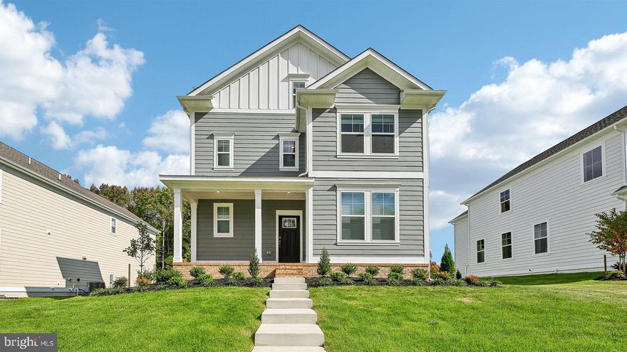 Dreaming of your perfect home with just the right amount of space, in a location close to downtown Frederick? Look no further than this home! An on trend modern farmhouse exterior, complete with front porch, black trim windows, and useable side yard, this home and its curb appeal gives you all the feels! But, it does not stop there! The inside is breathtaking and a showstopper than leaves nothing to be desired. The front level is complete will wall to wall luxury plank floors; an entertainer’s dream Gourmet kitchen accentuated with stainless steel appliances, a built-in wall oven and microwave, quartz countertops, and a trendy herringbone, mosaic glass backsplash. The owner’s suite oozes luxury with a modern European on-suite bathroom fit for a spa. oversized walk in closet has a private entrance to the upstairs laundry. Two more spacious bedrooms with private on-suites and walk in closets round out the second level. The basement is finished with an oversized rec room, larger basement bedroom and full bathroom. Complete with a private front covered porch, it is the perfect place for spring evenings and cocktails. This home cannot be overlooked! Contact us today to schedule a showing and to ask about our amazing incentives!