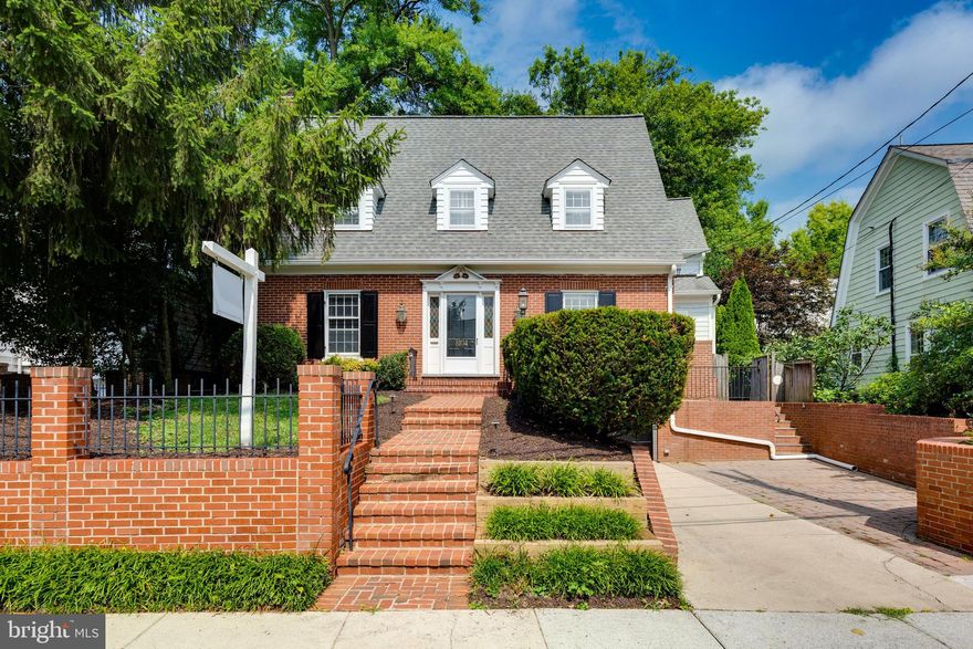 An expanded and remodeled home in Battery Park in the heart of Bethesda! A great opportunity to live in this beautiful and charming neighborhood, celebrating its Centennial year, and benefit from it's close proximity to Bethesda Row, Bethesda's Triangle, Metro, and NIH, as well as neighborhood amenities such as tennis courts, park and the Battery Park Club House.   This bright and spacious  home features a large addition with quality finishes, including a gourmet kitchen with a massive island, loads of cabinet space, two sinks, and  6 gas-burner and griddle Viking stove. Also on the main floor are a formal dining room which is conveniently adjacent to the  kitchen,  large formal living room with fireplace, a family room with a second fireplace, and a powder room. The upper level includes a premier suite with large walk-in closet, a premier bathroom with double vanity, a Jacuzzi style tub as well as a steam shower!  There are additional three spacious bedrooms and two full baths. The outdoor space is private, flat, fenced and gated, and makes for a great entertaining space, featuring beautiful pavers patio and a water feature. 
The lower level includes a large storage room, laundry room and a 1 car garage.