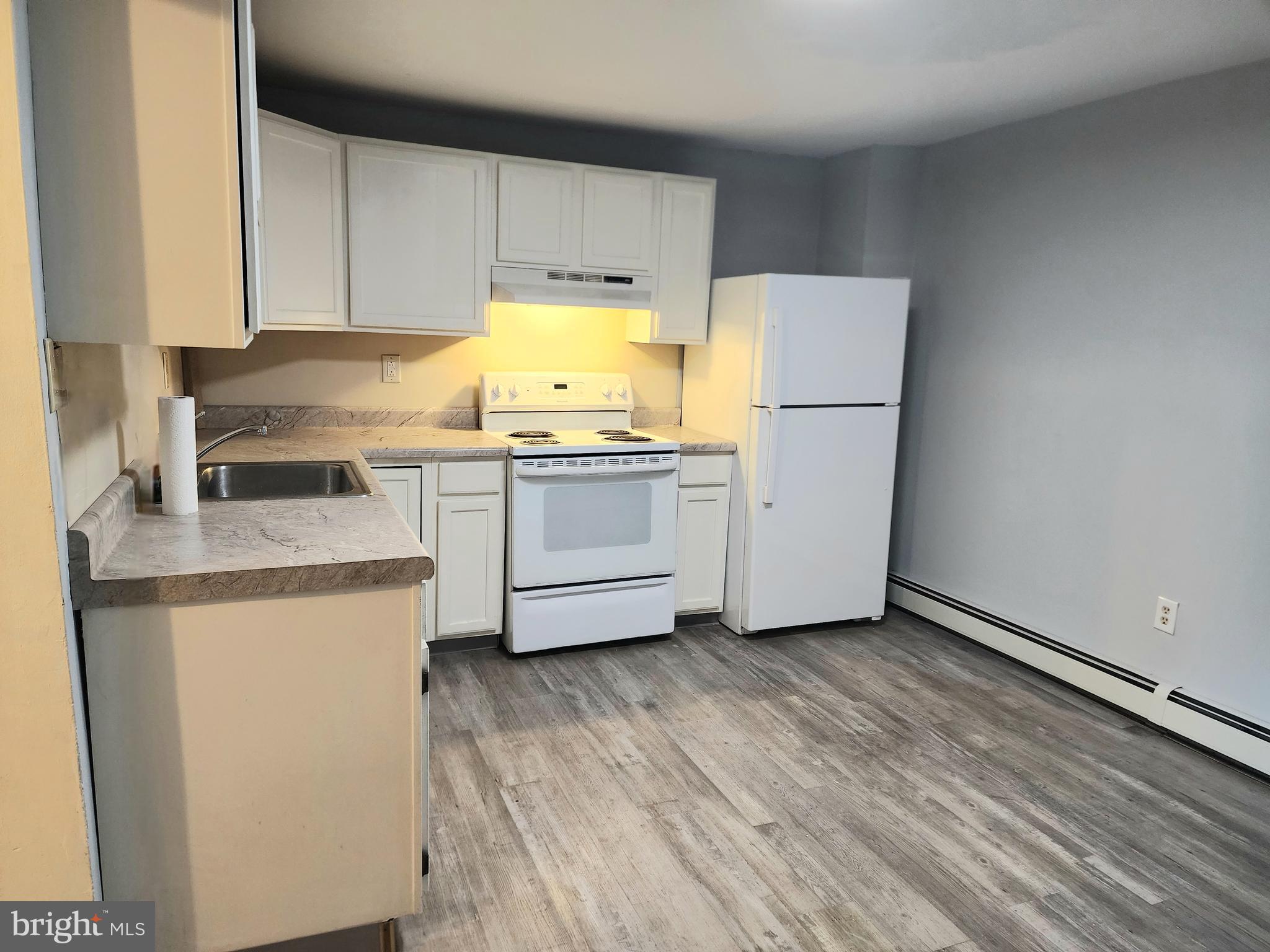 Welcome to this charming first floor 1 bedroom Bridgeport apartment. You have a spacious eat-in kitchen, remodeled bathroom and newer vinyl flooring through out. Water, sewer, and trash are included in your rent. Sorry- no pets.