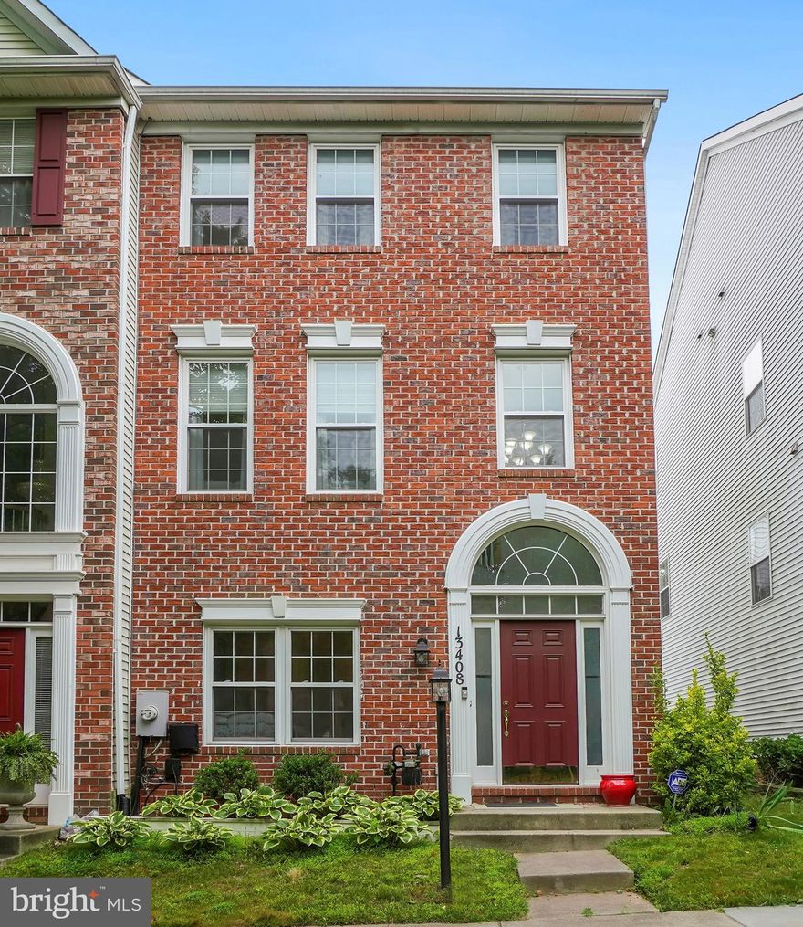 OFFER DEADLINE WILL BE JULY 5th AT 11AM.    WELCOME HOME! Rarely available gorgeous end-unit brick-front TH with 2-car detached garage, a short walk to clubhouse and pool. Spacious, well-maintained home with full Upgrades throughout. Bright, with soaring ceilings and chandeliers on upper level. Upgraded Kitchen with newer appliances and recessed lights and ceiling fans. Beautiful open kitchen with burner range, upgraded appliances and cabinetry. Large garage with storage space across private, fenced-in back yard with ramp access. Minutes to I-270. Convenient shops, markets and public transportation.