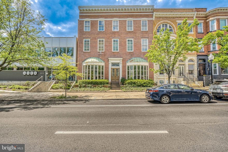 STEP BACK IN TIME
2220 N. Charles Street, also known as the Thomas Carey House for 101 years of her life.  Circa 1850, the impressive three-story Italianate-style mansion boasts 12 fireplaces created by Baltimore sculptor William Henry Rinehart, be awed by the 14'+ ceilings, over 13 rooms in the main house.

ZONED C-1, Mixed Use property
Walk up the original brownstone steps into a marble vestibule, huge wooden doors lead into the grand hallway. You will find original hardwood floors throughout the main building. take note of the exquisite plaster moldings, art nouveau chandelier, gorgeous staircase, replacement windows. The third floor is an apartment.

The 1964 addition features a 2-story commercial kitchen.
The carriage house features a 2-story kitchen.

The outdoor patio is perfect for dining al fresco and growing your own produce.

APPROXIMATE BUILDING SQUARE FOOTAGE:
Main House-6,072 sq ft
1964 Addition - 1,974 sq ft
Carriage House - 1,560 sq ft

So, many possibilities here with multiple uses: bakery, restaurant, apartment. Come Take a look. Estate Sale. BUYER TO VERIFY ZONING FOR PROPERTY USAGE and SQUARE FOOTAGE

PROPERTY SELLING AS-IS.

The information contained herein is believed to be accurate and from reliable sources; however, neither the owner nor Cummings & Co Realtors or any of their agents and/or sub-agents make any warranties or representations with regard to this information, the physical condition of the Property or any of its components, nor the financial performance of the property. All information should be considered as observed by Broker. The Purchaser is hereby advised to verify all information to Purchaser's satisfaction.