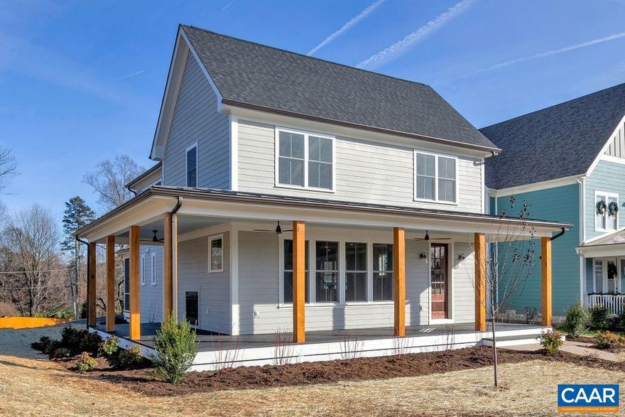 Storybook 3 bedroom/2.5 bath main home + a one-bedroom carriage house apt with full kitchen to-be-built on homesite 148 by highly regarded local custom builder in the final phase of LOCHLYN HILL in Albemarle County. This classic farmhouse exudes charm and offers ample outdoor living space with a full wraparound porch with 2-sided fireplace overlooking the common area + a kitchen screened porch for outdoor dining. The thoughtful layout and high-quality finishes make this kitchen a focal point of the home, featuring custom-designed, furniture-grade cabinetry with inset doors, a spacious island, and a professional-grade 5-burner gas range.  Full unfinished basement for storage or future expansion. A fantastic opportunity to own a beautifully crafted home in a sought-after neighborhood known for its community atmosphere and close proximity to downtown. Choose this plan or design/build a home to your exact specifications.,Granite Counter,Painted Cabinets,Wood Cabinets,Fireplace in Great Room