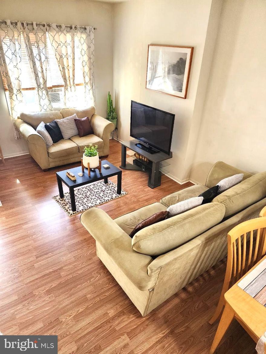 Welcome to this fully updated 3-bedroom row home! This well-maintained property has been completely renovated in recent years. The main and second floors feature new flooring throughout, plenty of natural light, and a beautiful open kitchen equipped with appliances and ample cabinet space. Upstairs, you’ll find three spacious bedrooms and a large full bath. The fully finished basement offers an additional room for a bedroom, office, or for your convenience. Outside, there is a large, fenced-LOT perfect for entertaining also you can put your car in. Don’t miss out—schedule your appointment today! The seller is including everything you see in the backyard, as well as the sofas and 2 dining tables!