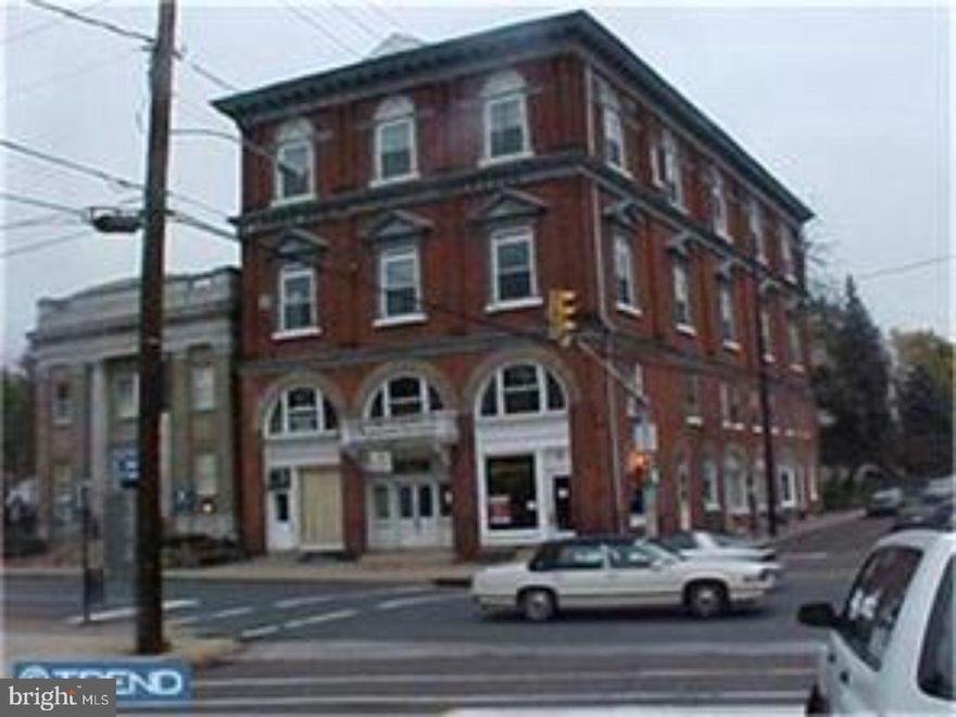 2nd floor Commercial Rental Space. Water included in monthly rental. 3 adjoining  rooms. 
Room 7 Approx 277 Sq Ft,  Room 8 approx. 204 sq ft and Room 9 approx. 201 sq ft. Tenant responsible for PPL Electric, Electric heat.