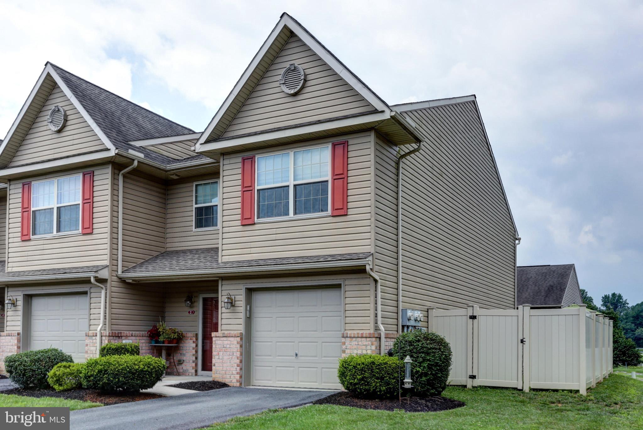Come check out Brook Side Drive - the epitome of convenient and easy living! This charming townhome is perfectly situated for those seeking accessibility to both Highway 81 and the bustling downtown of Carlisle.
Step inside to discover a delightful open living room that seamlessly flows into a modern kitchen, making it a perfect space for entertaining friends and family. The overall ambiance is clean, inviting, and amazingly spacious, making you feel right at home from the moment you walk in.
But the true gem of this property is the new backyard. Enclosed with a privacy fence, it offers you the tranquility and seclusion you desire. The stamped concrete patio creates a stylish outdoor area, while the addition of astro turf adds a touch of greenery without the hassle of maintenance.
Whether you prefer to host gatherings or cherish intimate moments, the abundance of space provided here caters to all your desires. Experience the best of both worlds – a sense of community within the townhome setting, yet with plenty of privacy to call your own.
This lovely townhome features three comfortable bedrooms, providing ample space for a growing family or accommodating overnight guests. With two and a half baths, mornings will be a breeze, and you'll always have a private retreat to unwind after a long day.
Don't miss out on this opportunity to own a home that combines the perks of urban living with the ease of maintenance. Make 2 Brook Side Drive your new address and embrace the lifestyle you've been dreaming of. Schedule a showing today and prepare to fall in love with your future home!
