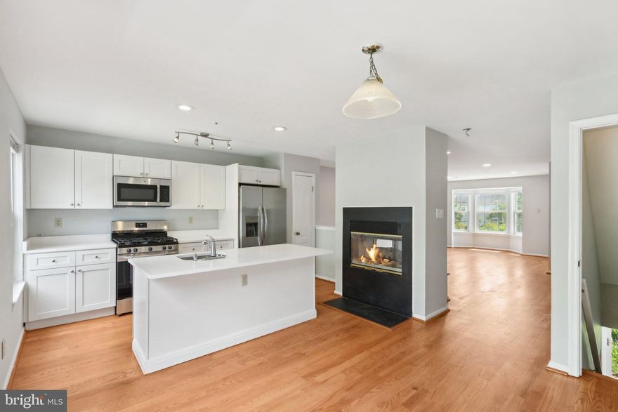 Pack your bags & move right into this beautifully updated, conveniently located 4 bedroom, 3.5 bath townhouse located in the popular community of Exton Station. As you enter Huntington Court you will immediately notice the charm of this well maintained community. At 344 Huntington Ct, you can enter the residence either through the front door or via the 1-car attached garage. On the entry floor you will find a spacious bedroom/office space complete with new luxury vinyl flooring & a full bathroom. Continue up to the 2nd floor which opens to a stunning light-filled open floorplan living space with refinished hardwood flooring. The updated kitchen offers new white cabinetry, quartz counters, brand new gas stove, newer stainless steel appliances, recessed lighting, kitchen island & breakfast area. Continue past the dual-sided fireplace which opens to a very spacious dining area & family room with bay window area. Sliding doors from the kitchen lead out to a new maintenance-free deck with new railing which overlooks the common ground area. A convenient half bath completes the 2nd level. On the 3rd level you will find a spacious Primary Bedroom with new luxury vinyl flooring, 2 skylights, a large closet & ensuite bathroom, as well as a 3rd bedroom also with new luxury vinyl flooring & hall bathroom. Continue up one more level to find a 4th bedroom/office with skylights & a large closet. Enjoy year-round comfort with newer HVAC (less than 4 years old).Wonderful amenities in this community include basketball courts, playgrounds, community pool, tennis courts & club house. This home is just minutes from great shopping including  Exton Square Center. Just 1 mile to the Exton Train Station for easy commuting by rail, as well as easy access to all major highways including 30, 100, and 202. Convenient, spacious & move-in ready...this is a great home in a wonderful community...book your showing today!