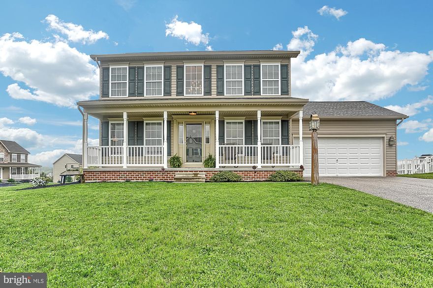 This meticulously maintained, one owner, 3 bedroom, 2.5 bath home still looks brand new! Situated on a corner lot, it is spacious for entertaining both inside and out. Relax on the front porch or backyard deck and patio! The family room with gas fire place is open to the eat in kitchen! This home boasts a formal dining and living room as well! The master suite is perfection with a large walk-in closet, a linen closet, and a bright roomy bathroom with garden tub. A separate shower has a  built in seat. The large full basement is ready to be finished off as second family room, additional bedroom or exercise area! This home is located on a quiet street and yet still has the nearby amenities of both small town and city conveniences.