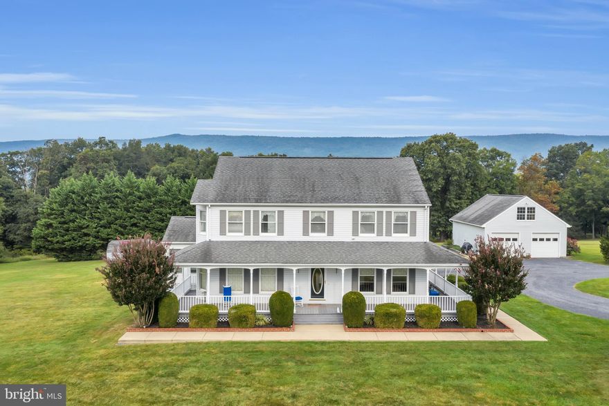 Looking for a perfect Staycation home? This Well maintained one owner home with several upgrades to the mechanical and pleasure areas of the home is your Answer. The Pool is 26?x 34?, T-Shaped, with a New liner installed in 2019. It is surrounded with a concrete patio and landscaping. Enclosing the pool is metal Fencing. There is 400 amp electric service to the home and a 100 amp electric subpanel to the detached garage. The House Roof was replaced in 2010 with 50 year Architectural shingles. The Basement is a blank canvas for you to complete, including full rough-in Bath space. The Home has Laundry hook ups on the Bedroom level and the Basement level. All 3 of the bedrooms have an attached En Suite. A Closet, in the center of the home, was built to house an elevator shaft and is waiting for your Contractors? touch. The sitting room could be used as a private office and the All Season Sunroom is just waiting for some snuggle touches to make book reading more comfy. On the Main Level there is an open concept Kitchen and Family Room leading to the Patio, which is at the pools? edge. There?s a second story Balcony overlooking the pool and patio area. Two new HVAC systems were installed in the home in 2020. There?s a Detached Garage with a second level for storage, all heated by a pellet stove. The Detached Garage windows are all 2020 new and the Garage is insulated with metal interior walls. The detached shed does not convey.  All this on 3.0 Acres with Majestic Mountain Views.