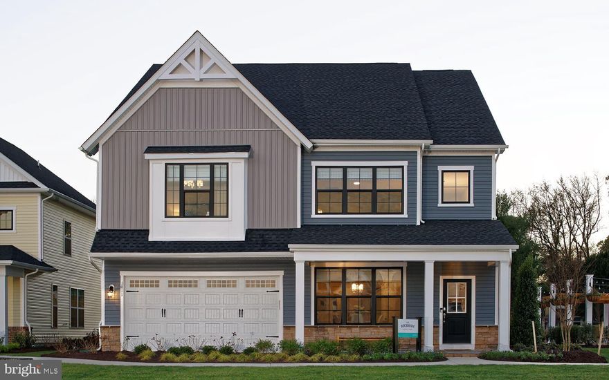 New Beckham now under construction for late summer move in!!
Step into the two-story foyer of the Beckham and you’ll feel the unmatched luxury and comfort. The open floorplan creates an atmosphere that is both impressive and inviting. The study is tucked away in the rear of the home perfect for work or as a quiet library space. A large kitchen with center island, gourmet stainless steel appliances, quartz countertops and pantry are a chef’s delight! The grand room, extending across the back of the home, offers a modern gas fireplace. 
Oak stairs lead up to the 2nd level which opens to a loft area. Upstairs the primary suite is a true retreat with a large vestibule upon entering the space that leads to the bedroom and includes two huge walk-in closets plus a deluxe en suite bathroom with separate shower and tub. Three additional bedrooms, 2 more full baths and a conveniently located laundry room with sink are also located on the 2nd level. 2 car garage rounds off this perfect home.
Located in Brookfield's newest community! Lakeside at Trappe is a vibrant lakeside community with a plethora of amenities and is ideally located on Maryland's Eastern Shore. Lakeside at Trappe is a private retreat to live, work, and play all in one place. An immersive lakeside experience is in the works, complete with a full portfolio of planned resort-style amenities.
Pool  |  Outdoor Sport Courts
Playgrounds & Green Spaces
Dog Parks  |  Walking Trails
On-Site Retail  |  Community Lake
Additional Lakeside Amenities to be Announced
Photos similar while construction is underway!