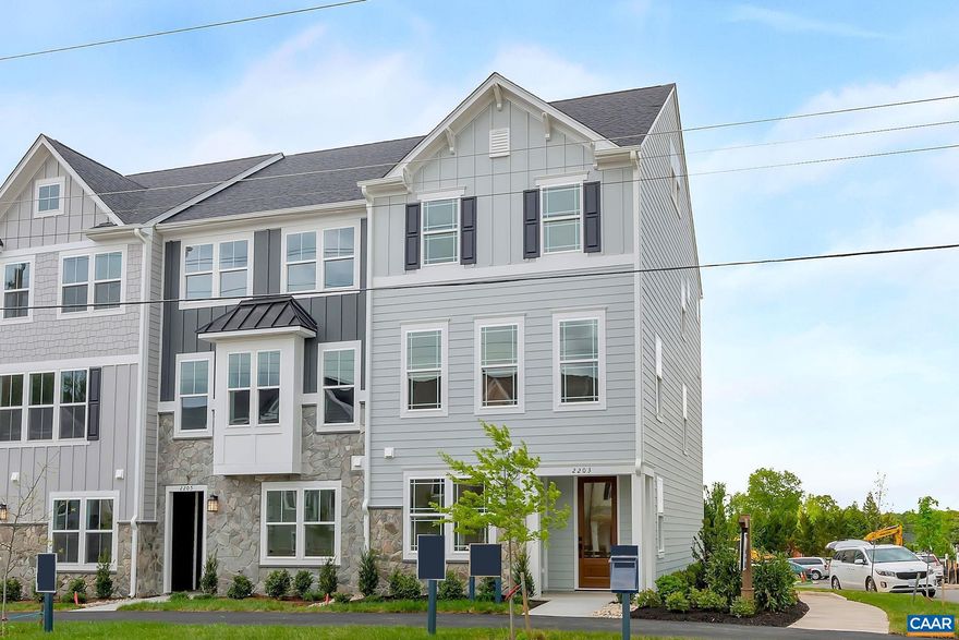 January move-in! This 2-car garage END UNIT townhome is at Proffit Terrace, a new community close to everything 29N has to offer: CHO airport, Target, Harris Teeter, Starbucks, NGIC/DIA, and many other shopping/dining options and everyday amenities. With its charming architecture (incorporating authentic stonework), generously-proportioned kitchen with abundant prep space, spacious owner's retreat and forth level loft and rooftop terrace you'll be eager to make the Poplar at Proffit Terrace your new home. This home also boasts numerous high-quality included features, such as oak stairs, solid core doors, wooden shelving, upgraded trim, and a 95% efficient gas furnace. Photos of similar home.,Granite Counter,Maple Cabinets,Painted Cabinets,White Cabinets