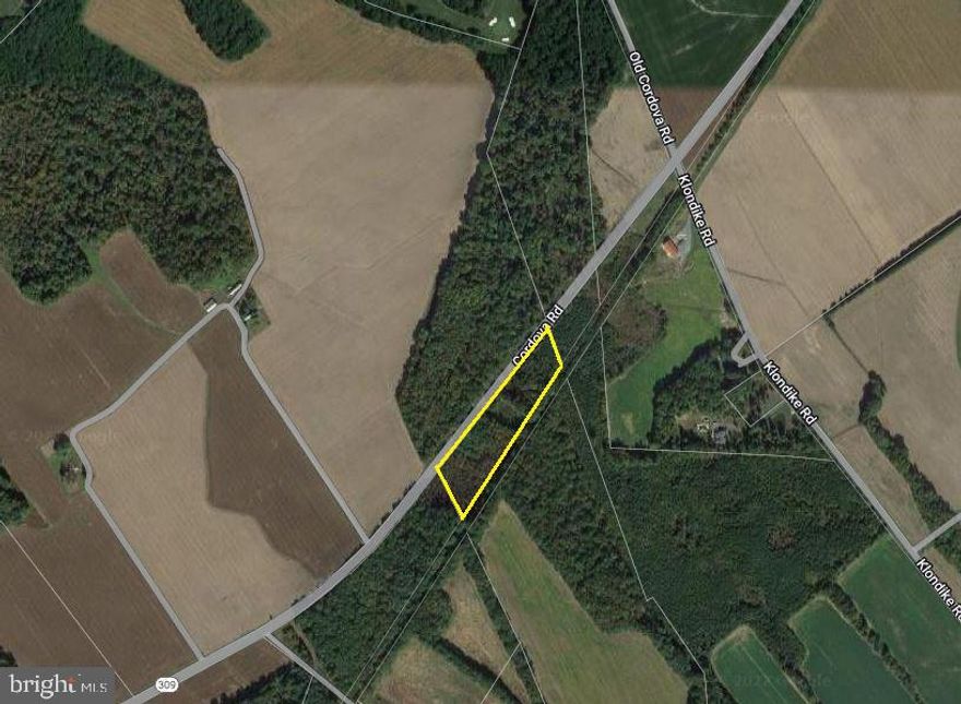 Wooded 4.5+/- acre lot on Cordova Road, Western Conservation Reserve Zoning in Talbot County