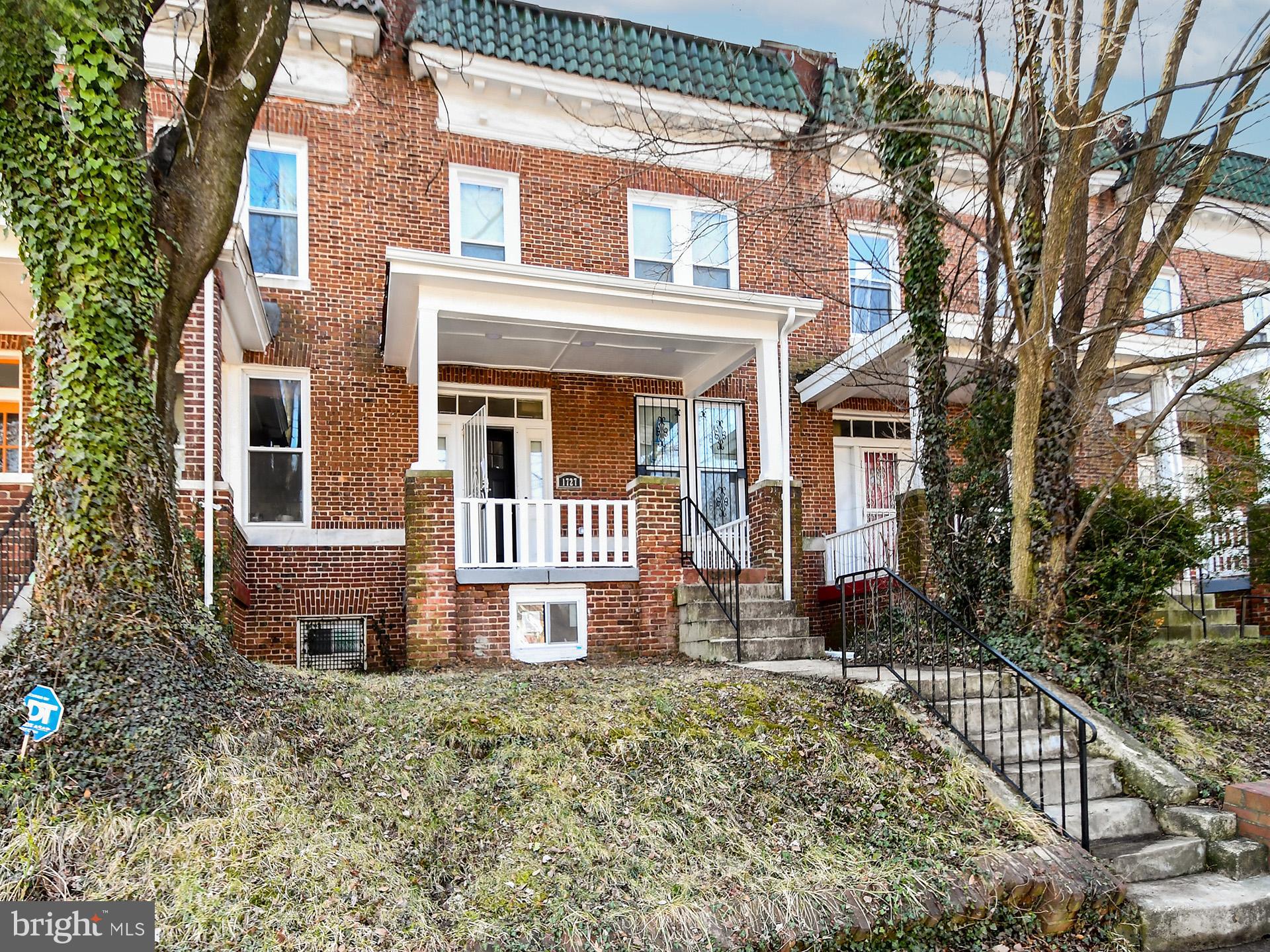 PRICE REDUCTION . Welcome to this totally updated from top to bottom 3 floors townhouse. Most of he renovation project was done in 2023 and finished this year .The property offers a new roof, new HVAC system ,new windows, new electric and plumbing system , new floors, fresh paint, recessed lights, new doors , new hardware. As you approach, a charming front porch with new epoxy floor and recessed lights a new door entry welcome you into the foyer. On your right side you will find the Living room with new windows and plenty of natural lights. Next is the good size dining room and a half bathroom. The kitchen offers new cabinets, new sink, new stainless steel appliances, quartz countertops and a very good size pantry closet. Upstairs, discover a good size hallway ,three bedrooms ,two bathroom and a balcony. All the rooms have new fans , plenty of lights.The master bedroom has its own bathroom. From the third bathroom you have access to the beautiful balcony. You will enjoy the sun and summer time in this balcony .The basement is unfinished ,awaiting your personal touch, perfect for creating a home office or play area.Additional this home offers a 2 cars -detached garage in the rear.Great location ,close to Clifton Park, Lake Montebello for walking and jogging, Morgan State University and more. DO NOT MISS THIS TOWNHOUSE COMPARABLE TO A NEW CONSTRUCTION. Schedule your showing