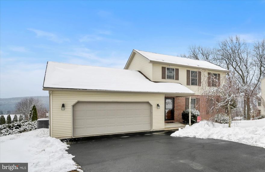 This 3-bedroom, 2 full bath home in the Blue Mountain School District is the kind of home that just feels right the minute you walk in. With 9-foot ceilings and obvious pride of ownership throughout, it’s been lovingly cared for, and it shows. The kitchen offers granite countertops and great space to gather, whether it’s busy weekday mornings or hosting friends and family on the weekends.  All appliances in the kitchen are included.  Walk outside to enjoy your Trex deck for morning coffee or summer evenings. A  new furnace and central air system were both installed in 2023, plus a radon mitigation system already in place. The finished basement adds fantastic extra living space and features beautiful French doors that walk out to a large, level backyard — perfect for kids, pets, and backyard get-togethers. The basement, also included in the sale is a natural gas stove for extra heat and a pool table. Move-in ready, well-maintained, and in a sought-after location — come take a look before it’s gone!