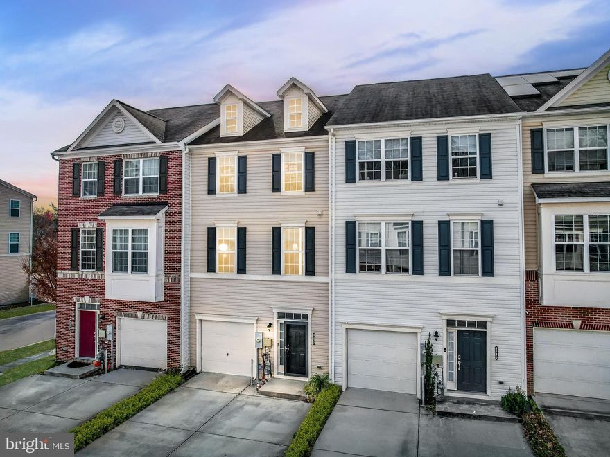 Welcome to 8532 Golden Eagle Ln—a stylish and spacious 3-bedroom townhome in Severn offering over 2,000 square feet of modern living across three finished levels. Built in 2016 and located in the desirable Jacobs Forest community, this home blends contemporary finishes with smart design and everyday convenience.

The entry-level floor features a versatile walkout space complete with a bathroom and direct access to the private, fenced backyard. Perfect as a home office, gym, or playroom, 

On the main level, enjoy an open-concept layout filled with natural light, rich hardwood flooring, and recessed lighting. The kitchen shines with granite countertops, stainless steel appliances, a gas range, an oversized island, and ample cabinetry. Sliding glass doors lead to a sunny composite deck overlooking open green space—ideal for entertaining or unwinding outdoors.

The upper level hosts the primary suite, complete with dual closets and an en-suite bath featuring a walk-in shower. Two additional bedrooms share a full hallway bath, and a conveniently located laundry closet with a full-size stacked washer and dryer makes daily living easy.

Additional highlights include an attached 1-car garage, ample storage, and well-maintained interiors throughout.

Situated in the established Jacobs Forest community, this home offers a lifestyle of convenience. Enjoy quick access to the Severn Run Natural Environment Area, neighborhood walking trails, and nearby parks. Arundel Mills is just minutes away with over 200 retailers, restaurants, and entertainment options. Commuting is a breeze with proximity to Fort Meade, BWI, and major routes into Baltimore and Washington, DC.

Move-in ready and beautifully maintained, 8532 Golden Eagle Ln is prepared for its next chapter—schedule your tour today.