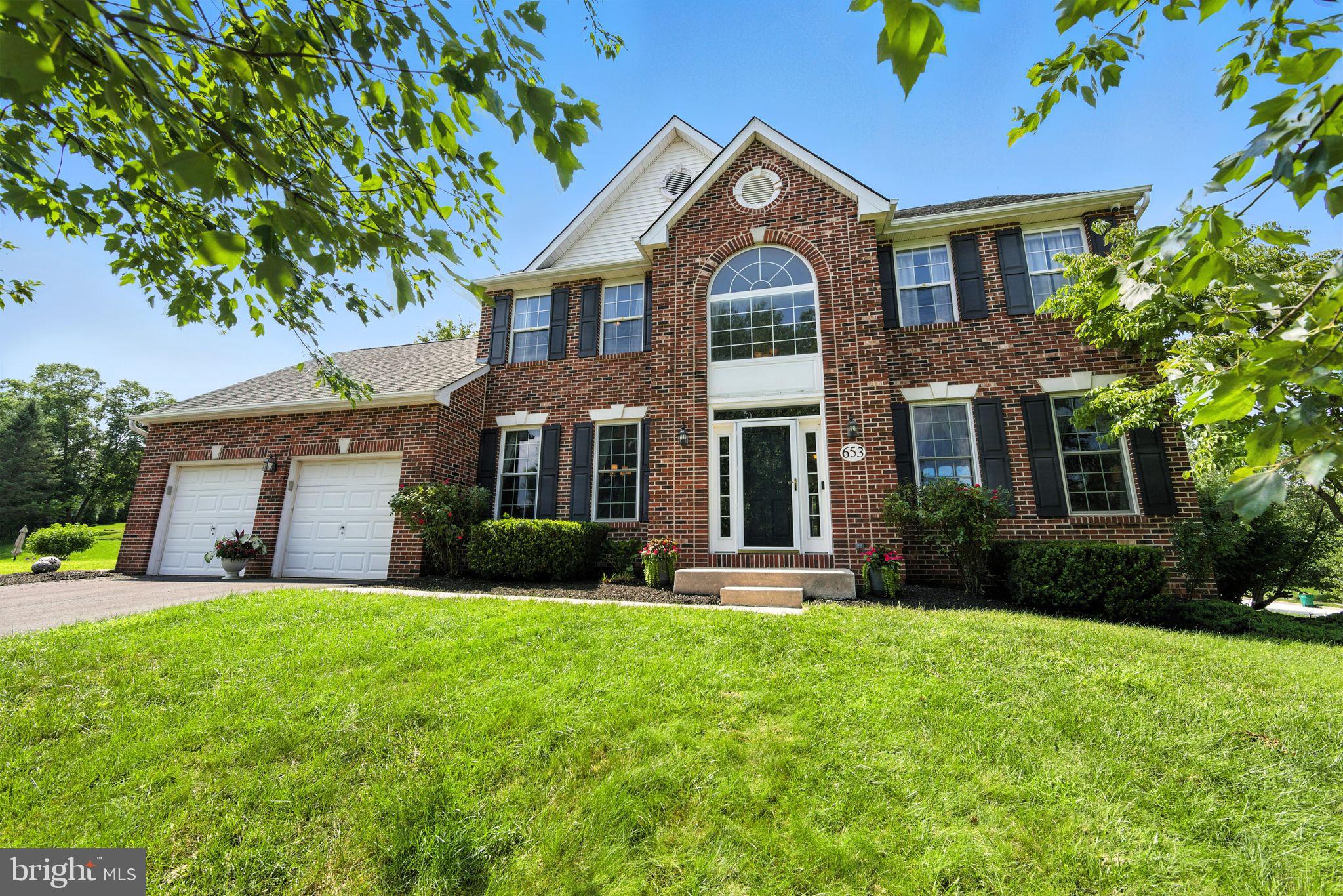 **PRICE IMPROVEMENT**
Welcome to 653 Crosshill Road – A Beautifully Maintained Modern Colonial in Spring-Ford School District!
Situated on a generous .43-acre corner lot in the highly desirable Highlands subdivision with no HOA fees, this stunning 4-bedroom, 2.5-bath center hall colonial offers space, style, and functionality in equal measure. With 2,332 square feet of living space (plus a finished basement), there’s room for everyone to relax, work, and entertain.
Step into the impressive vaulted foyer boasting lots of natural light and discover a flowing floor plan with modern updates throughout. The updated kitchen is a chef’s dream with ample cabinet, counter, and table space, stainless appliances, pantry, a convenient coffee station, and easy access to the formal dining area and family room. The formal dining room includes custom wainscoting and contemporary light fixture. Enjoy cozy evenings by the gas fireplace w/ stone facade in the spacious family room, or step outside to the deck with retractable awning, perfect for summer dining or morning coffee.
Upstairs, you’ll find four generously sized bedrooms, including a luxurious primary suite with a private en suite bath featuring a separate soaking tub and shower, and walk-in closet. The three additional bedrooms are perfect for that growing family, office space, or in home gym! The first-floor laundry room adds everyday convenience, and the attached 2-car garage with interior access makes for easy living.
The finished basement expands your living space with a large entertaining area, dedicated office, and abundant storage—ideal for today’s flexible lifestyle.
Located just minutes from Route 422, popular shopping centers, local dining, parks, and trails this home is perfectly positioned for convenience while offering a peaceful, community feel. All of this in the award-winning Spring-Ford Area School District.
Don’t miss your chance to own this move-in-ready gem in a great neighborhood—schedule your private tour today!
